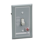 Manual Starter, fractional horsepower, 16A, 1 pole, 1 HP at 277 VAC, toggle operated, red indicator, NEMA 1 flush mount