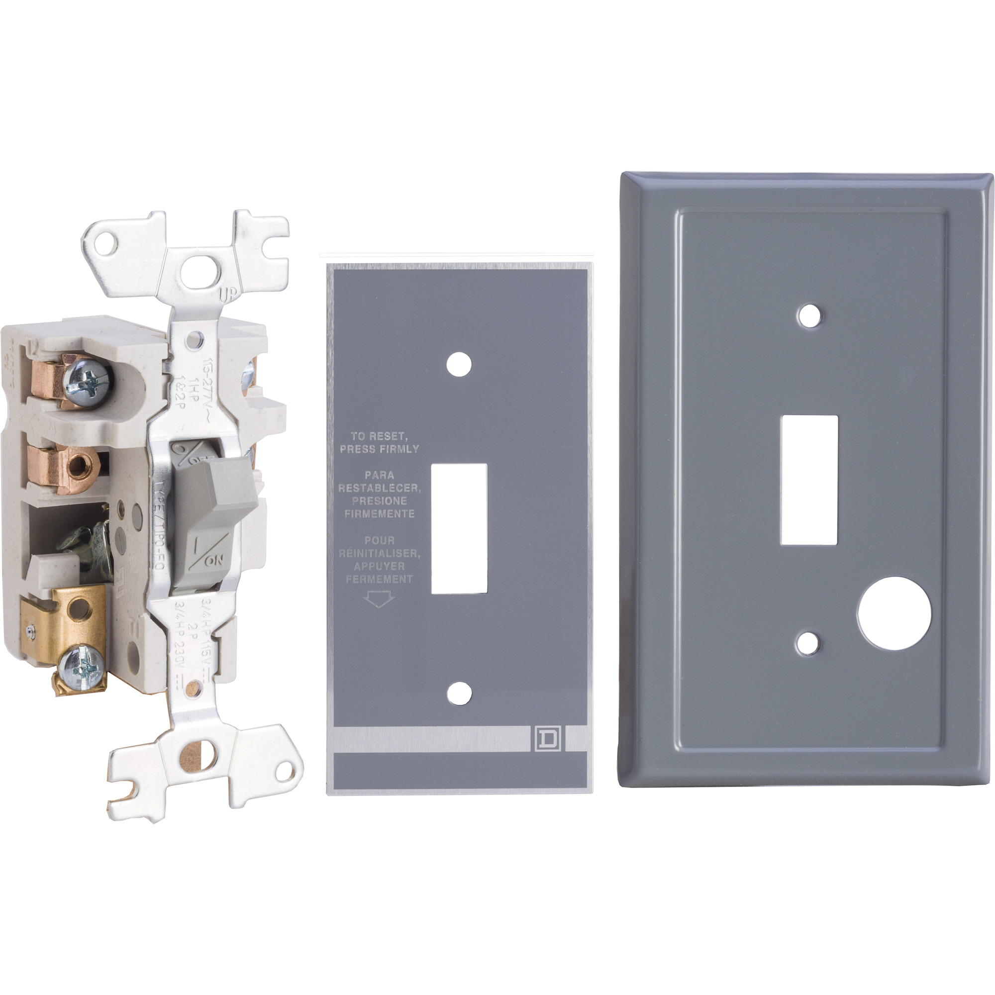 2510FF3 Type F Non-Reversing Single Unit Standard Size Manual Starter, 1 Poles