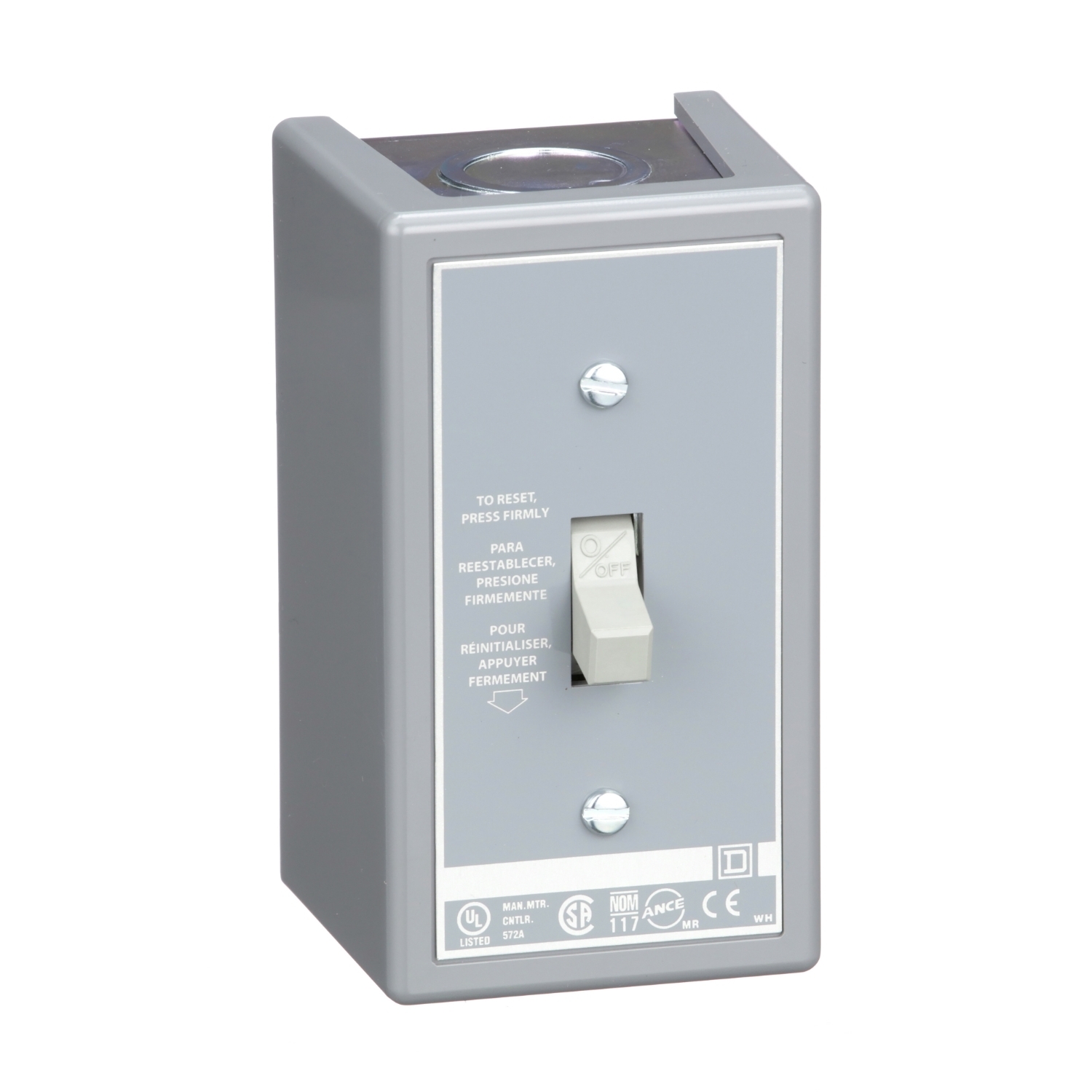 2510FG1 Type F Non-Reversing Single Unit Starter, 1 Pole, NEMA 1 Enclosure