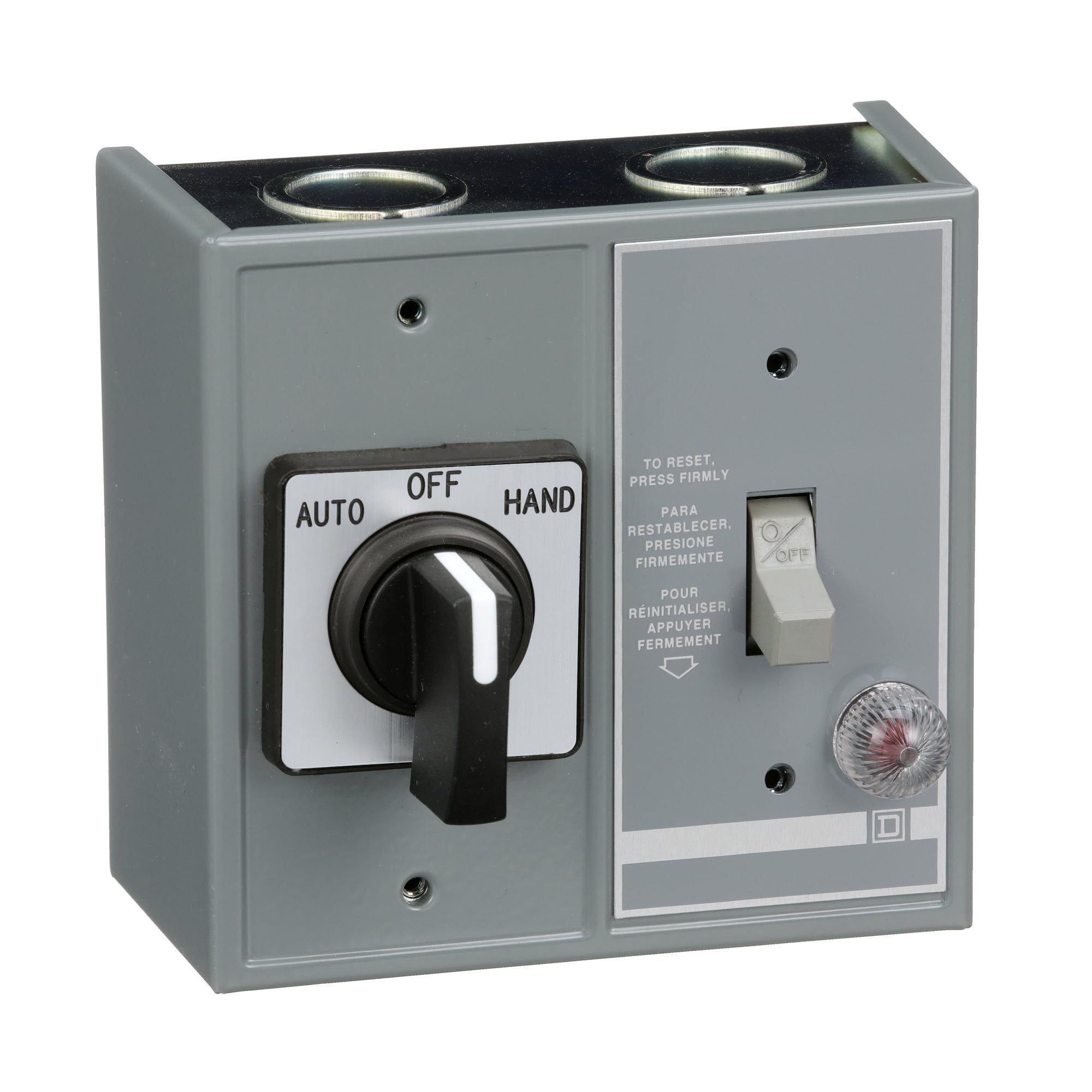 2510FG72P Type F Starter, 2 Poles, NEMA 1 Enclosure