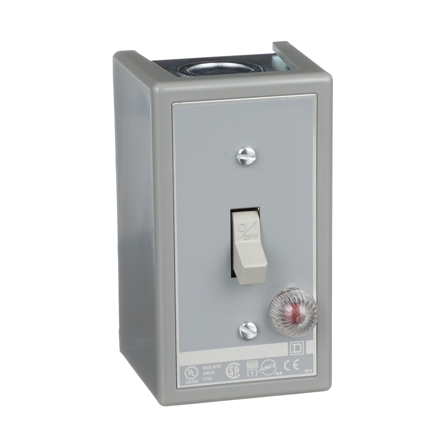 2510KG2C Type K Non-Reversing Manual Switch, 3 Poles, NEMA 1 Enclosure
