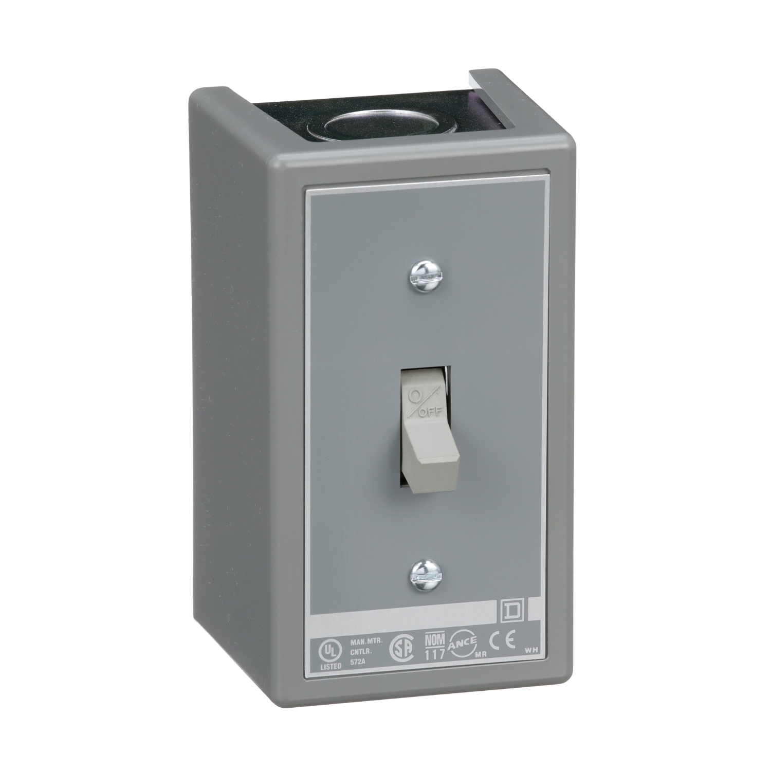 2510KG6 Type K Non-Reversing Switch, 3 Poles, NEMA 1 Enclosure