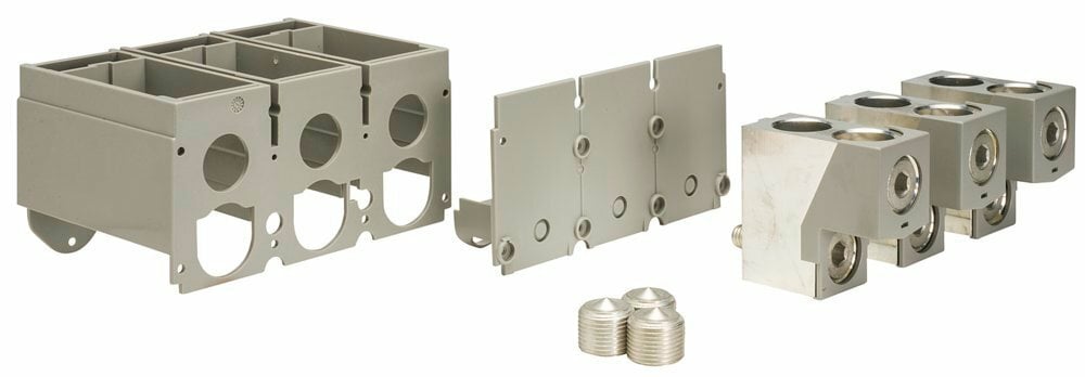 32510 Lug Kit, 2/0 AWG to 500 kcmil Al/2/0 AWG to 350 kcmil Cu, For Use With Compact H, J, NS Molded Case Circuit Breaker