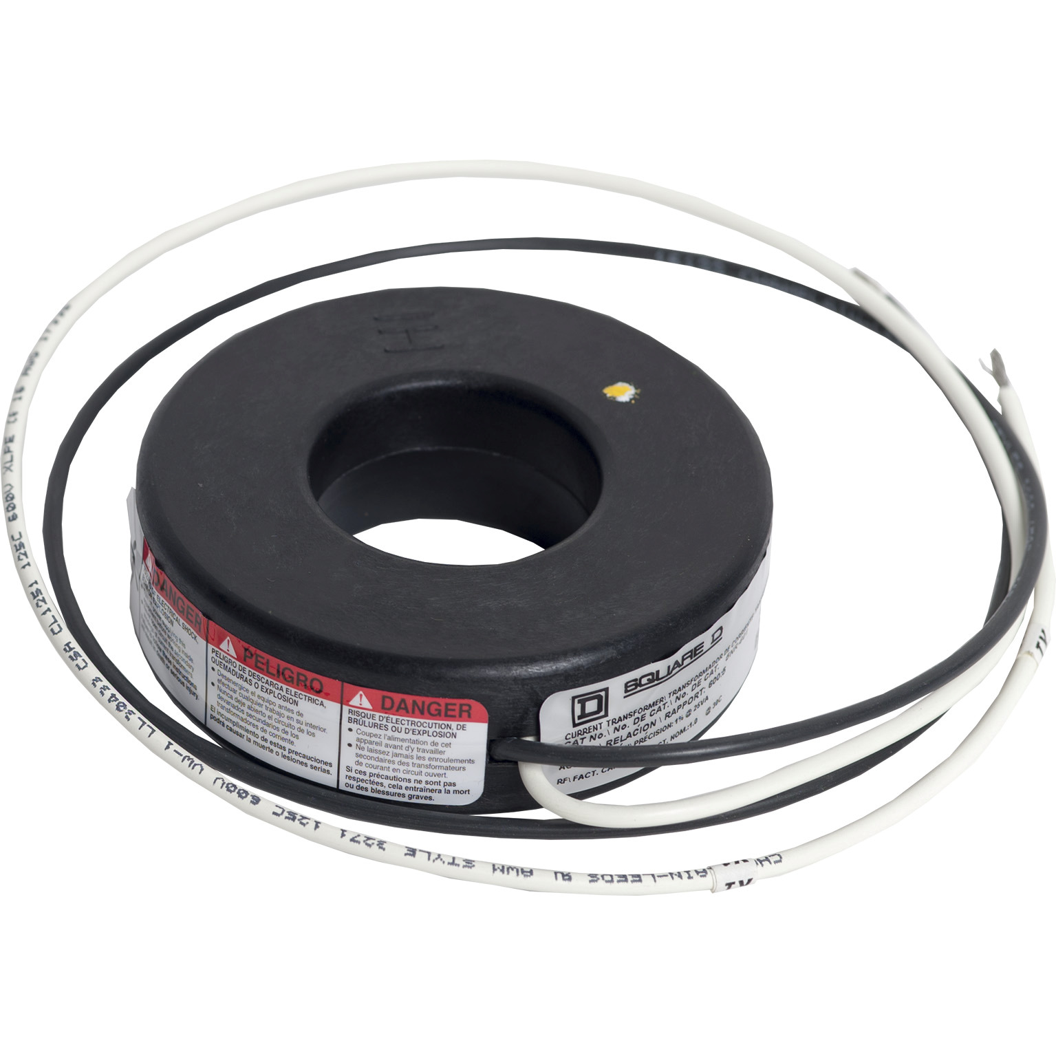 5NR601 Current Transformer, 600:5 Current Ratio, 50 to 400 Hz