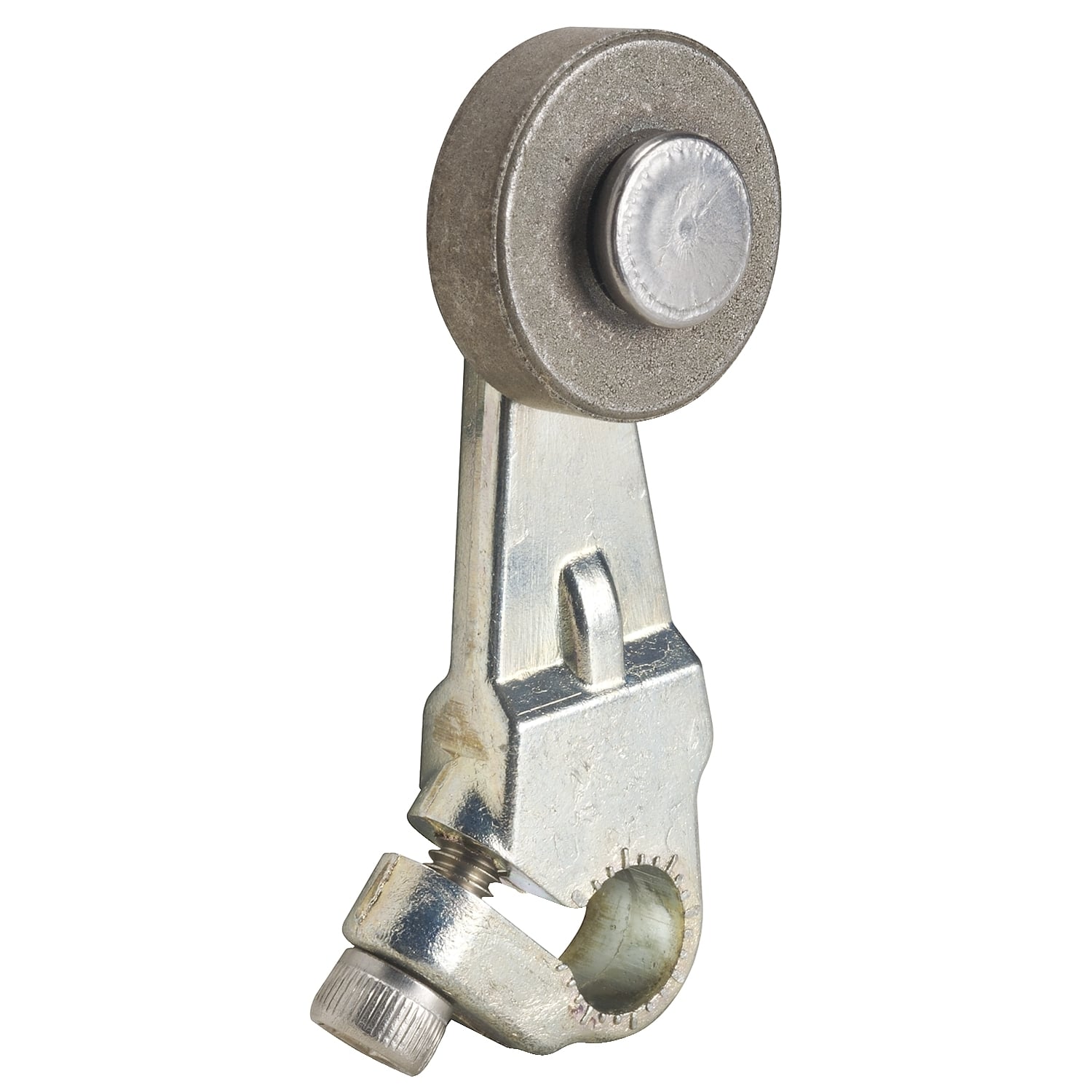 7A1 Osisense Miniature Potted Lever Arm, 1-1/2 in L, Steel Roller, Cast Zinc
