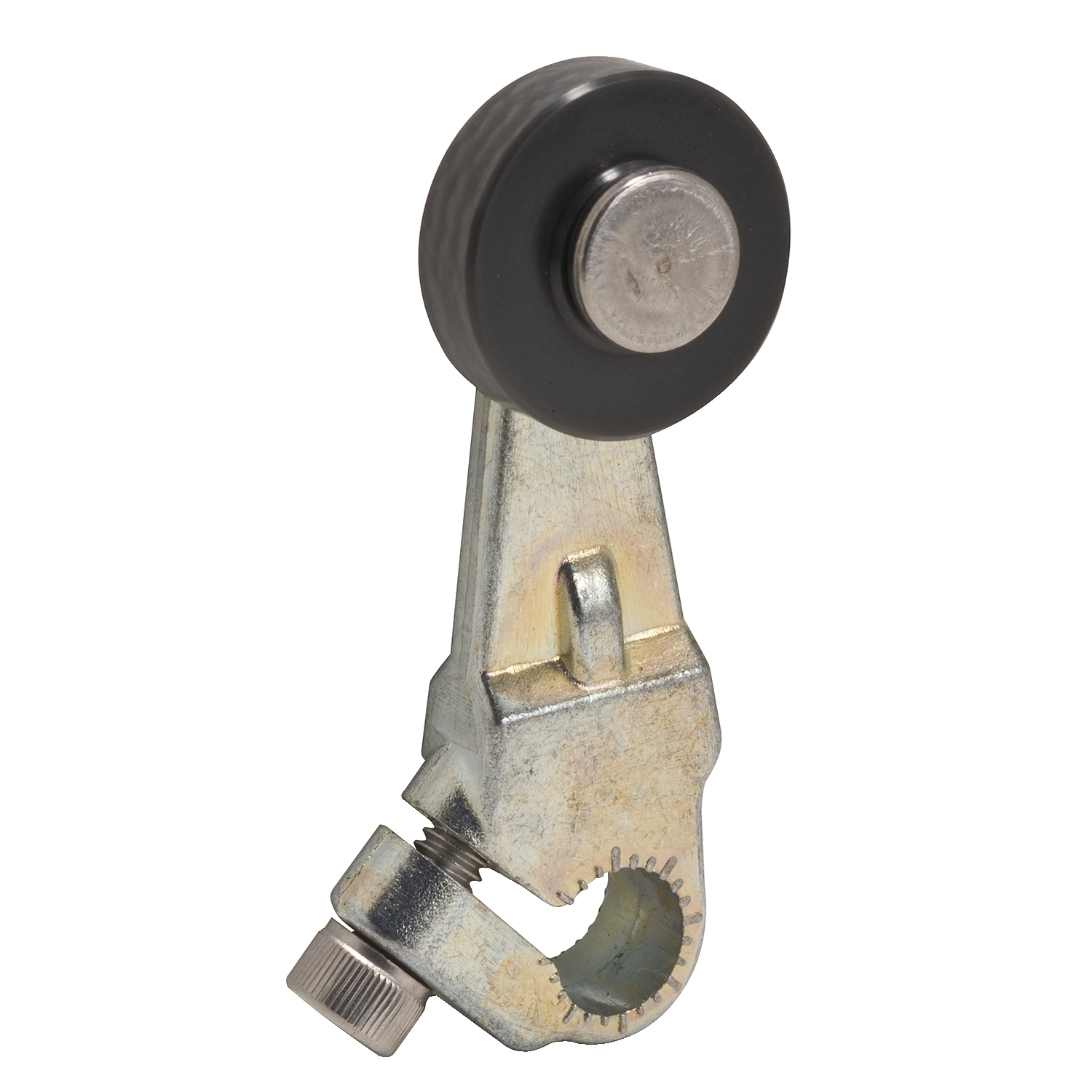 7A4N Osisense Miniature Potted Lever Arm, 2 in L, Nylon Roller, Cast Zinc