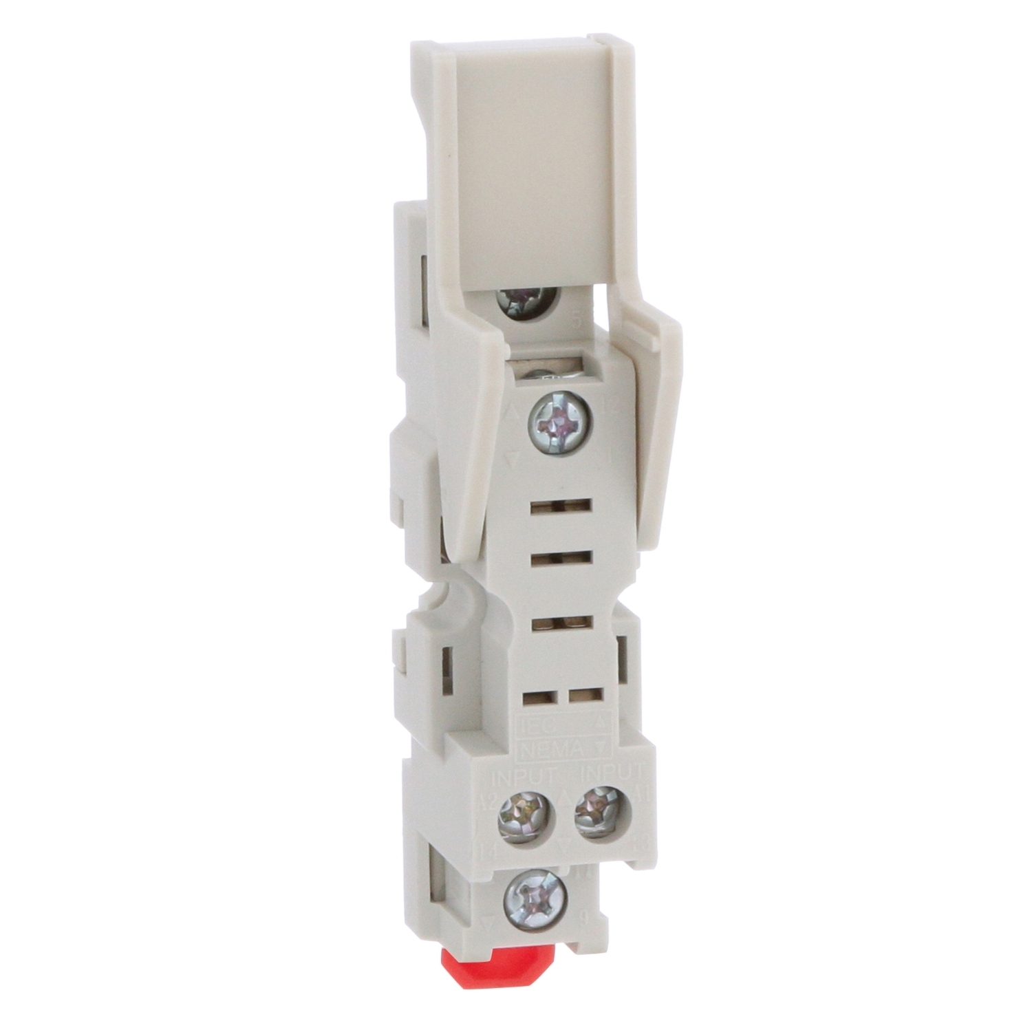 8501NR41B Type R Plug-In Relay Socket, 300 V AC, 15 A, For Use With Class 8501 Series Miniature Plug-In Relay, 5 Pin