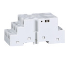 Plug in relay, Type N, relay socket, 11 tubular pin, double tier, for 8510KP relays and 9050JCK timers