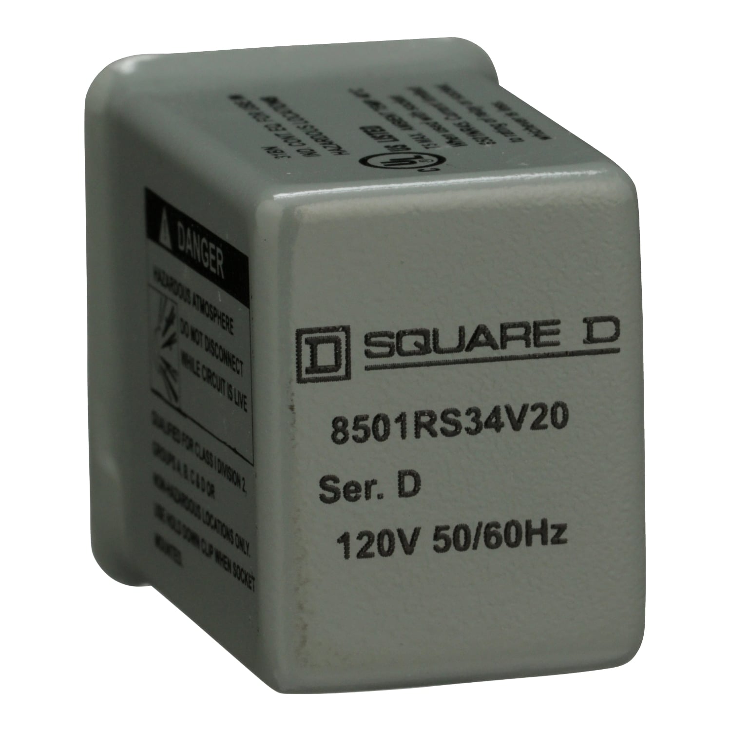 8501RS34V20 Type R Hermetically Low Voltage Sealed Miniature Plug-In Relay, 5 A, 4 Form C 4PDT Contact, 240 V AC, 30 V DC V Coil