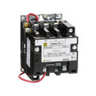 NEMA Contactor, Type S, nonreversing, Size 1, 27A, 10 HP at 575 VAC, 3 phase, up to 100 kA, 3 pole, 120 VAC coil, open