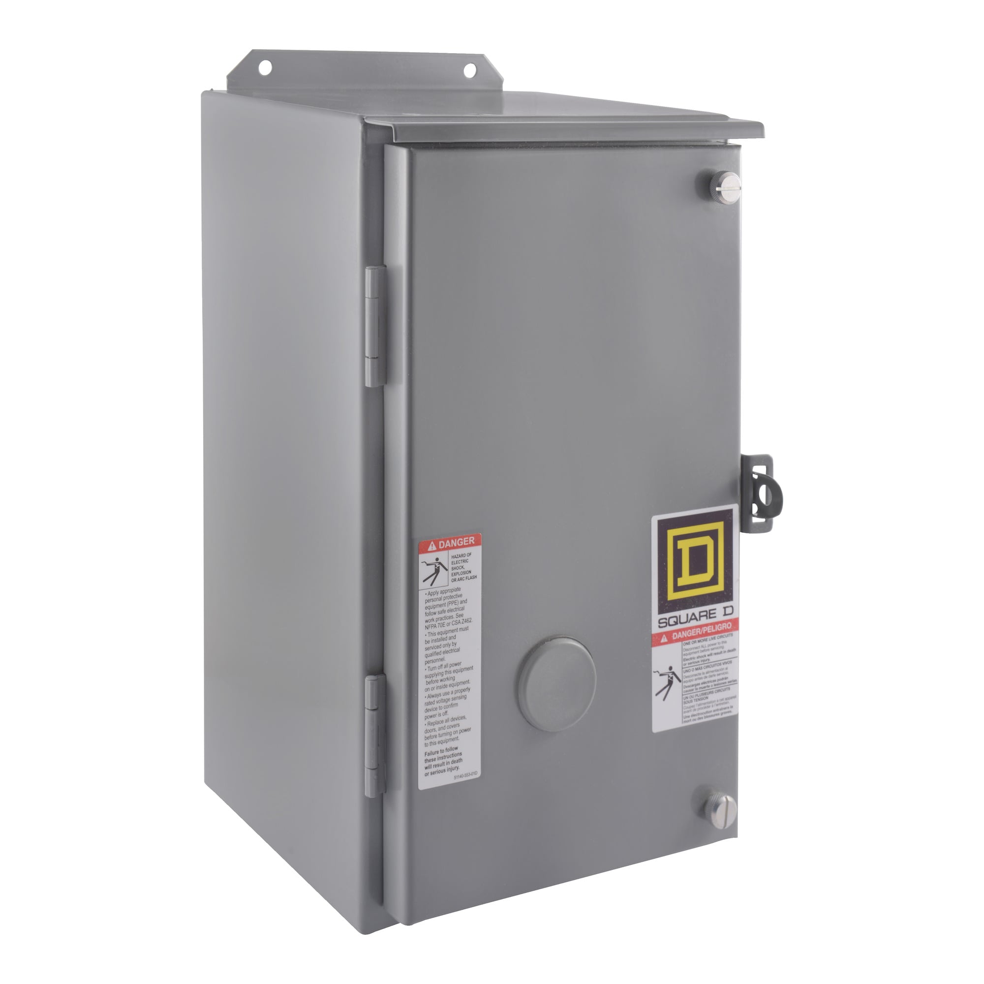 8502SDA2V02S Non-Reversing Type S Contactor, 110 V AC at 50 Hz to 120 V AC at 60 Hz V Coil, 3 Poles