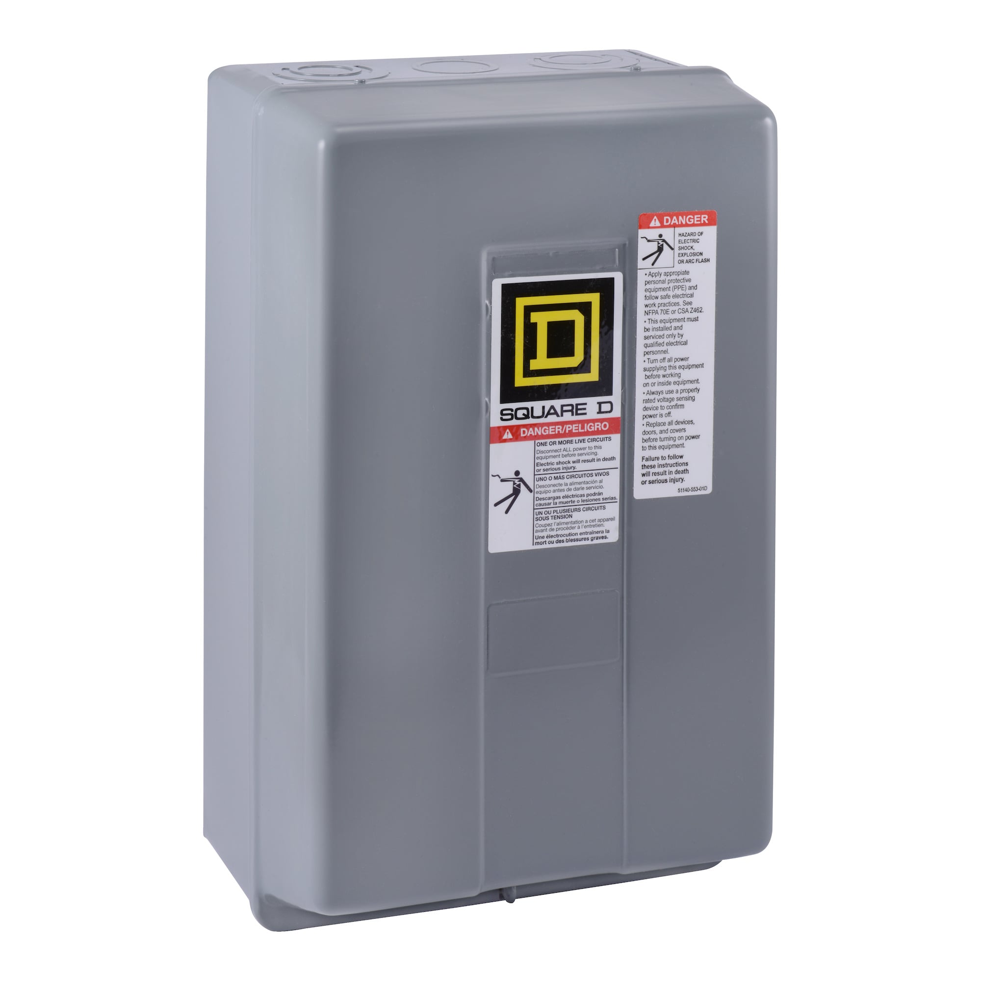 8502SDG1V03 Non-Reversing Type S Contactor, 220 V AC at 50 Hz to 240 V AC at 60 Hz V Coil, 2 Poles