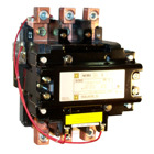 NEMA Contactor, Type S, nonreversing, Size 5, 270A, 1 phase, up to 100 kA, 2 pole, 120 VAC coil, open