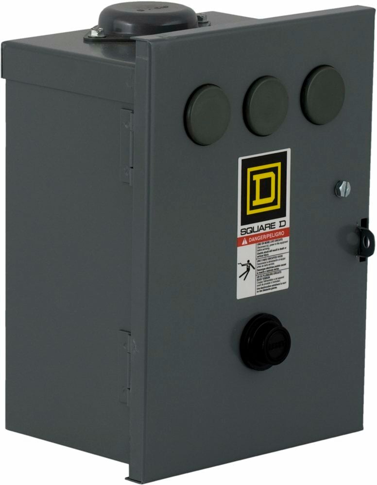 8536SBH2V01S Type S Magnetic Starter, 24 V AC at 60 Hz V Coil, 3 Poles, NEMA 3R Enclosure