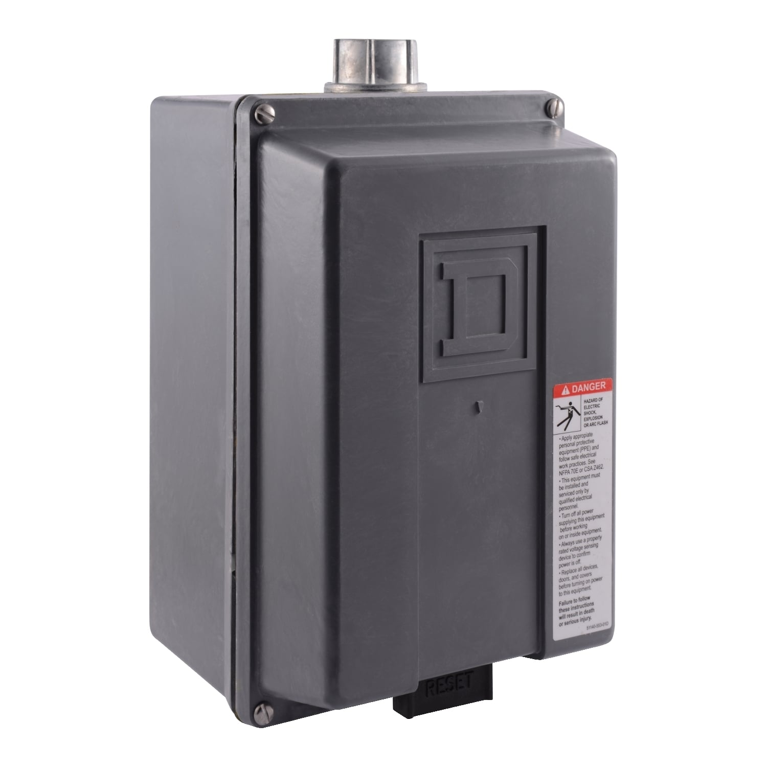 8536SCW23V03 Type S Magnetic Starter, 220 V AC at 50 Hz/240 V AC at 60 Hz V Coil, 3 Poles, NEMA 4/4X Enclosure