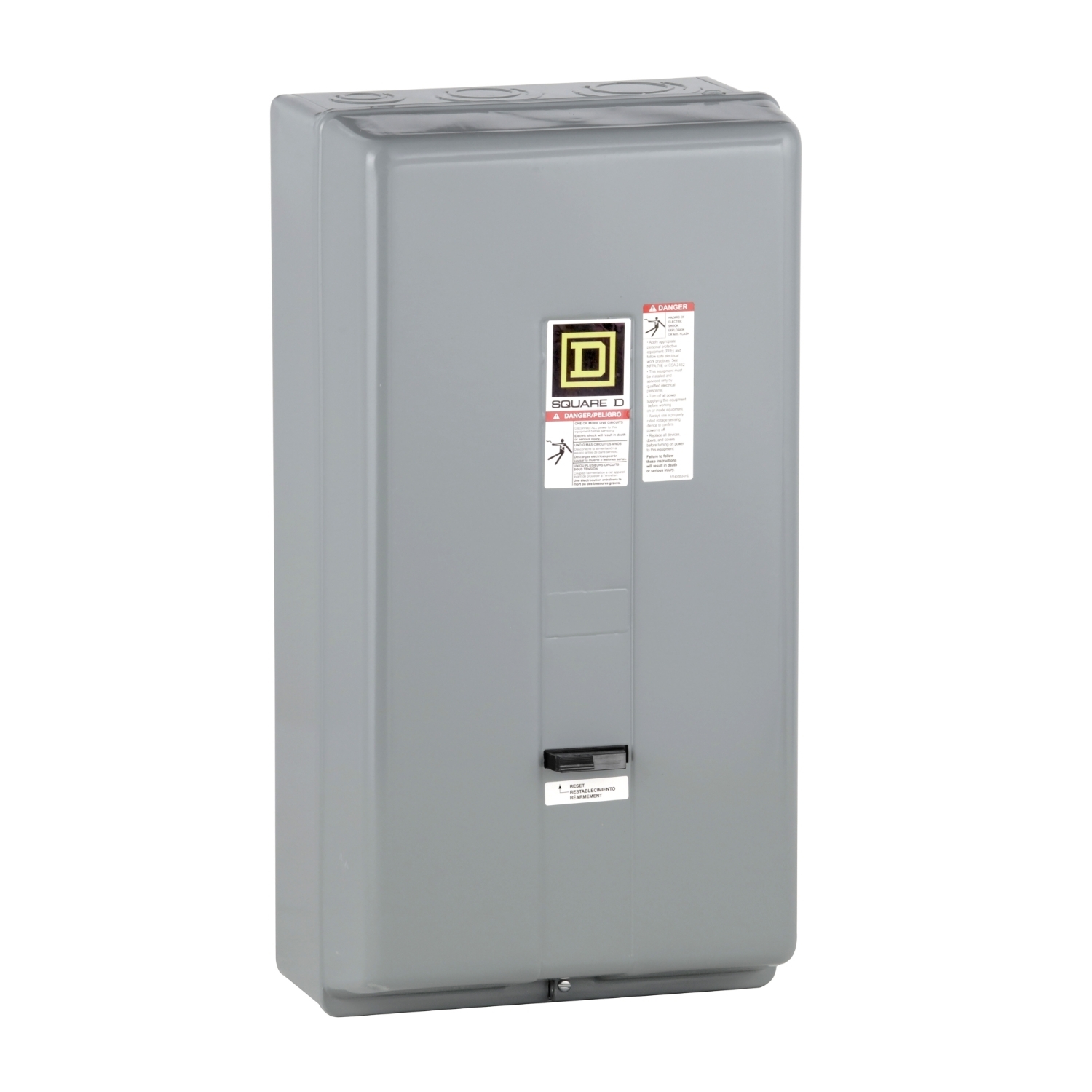 8536SEG1V02H30S Type S Starter, 110/120 VAC V Coil, Non-Reversing Action, 3 Poles, NEMA 1 Enclosure