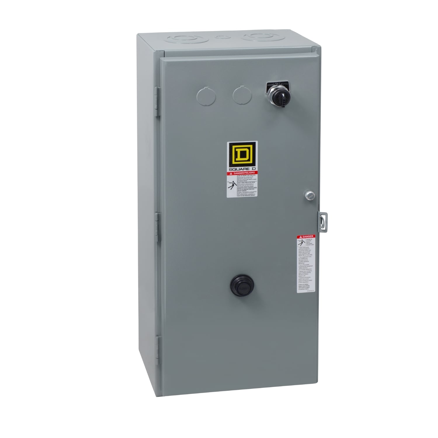 8536SFA1V02S Type S Magnetic Starter, 110 VAC at 50 Hz, 120 VAC at 60 Hz V Coil, 3 Poles, NEMA 12 Enclosure