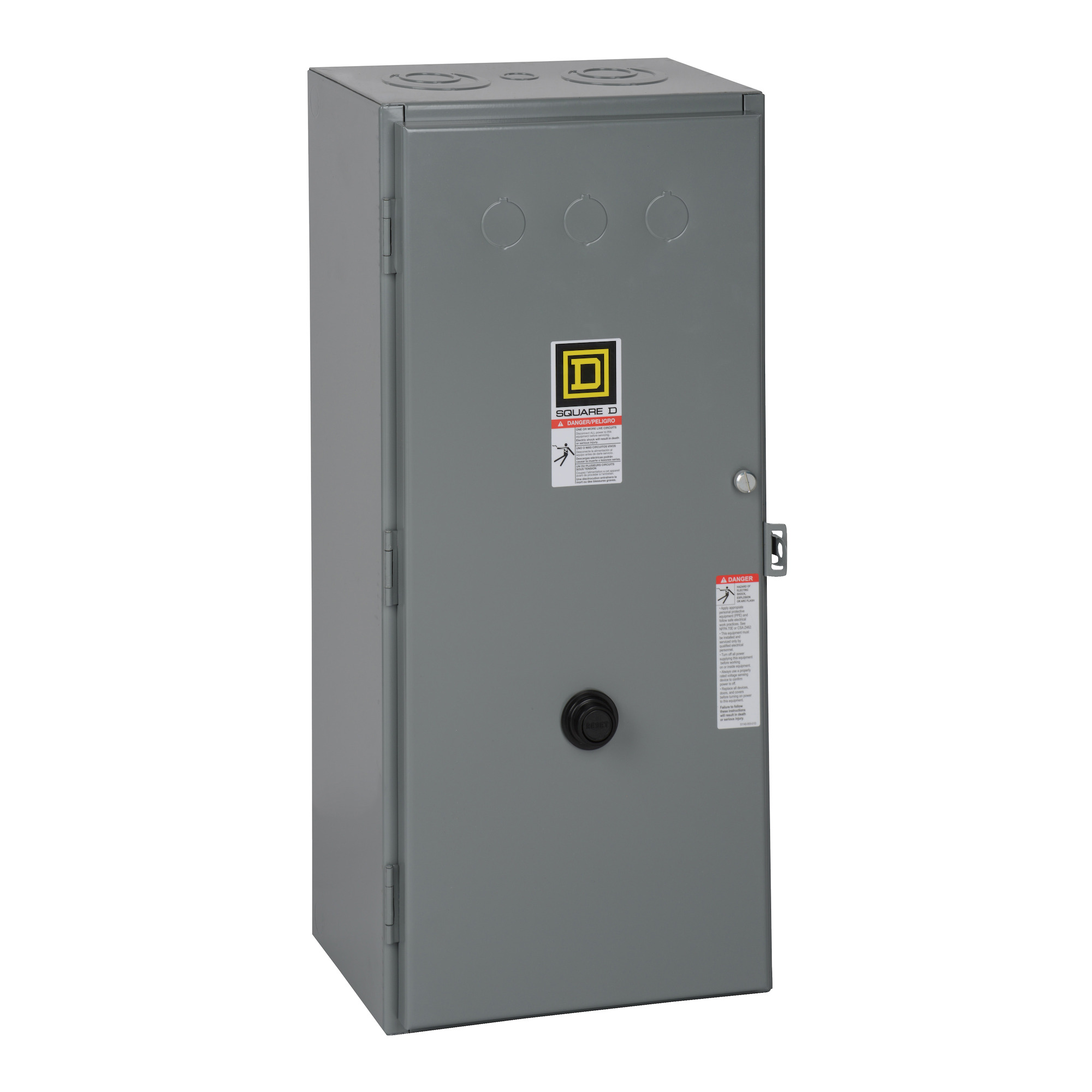 8536SFG1V08 Type S Magnetic Starter, 208 VAC at 60 Hz V Coil, 3 Poles, NEMA 1 Enclosure