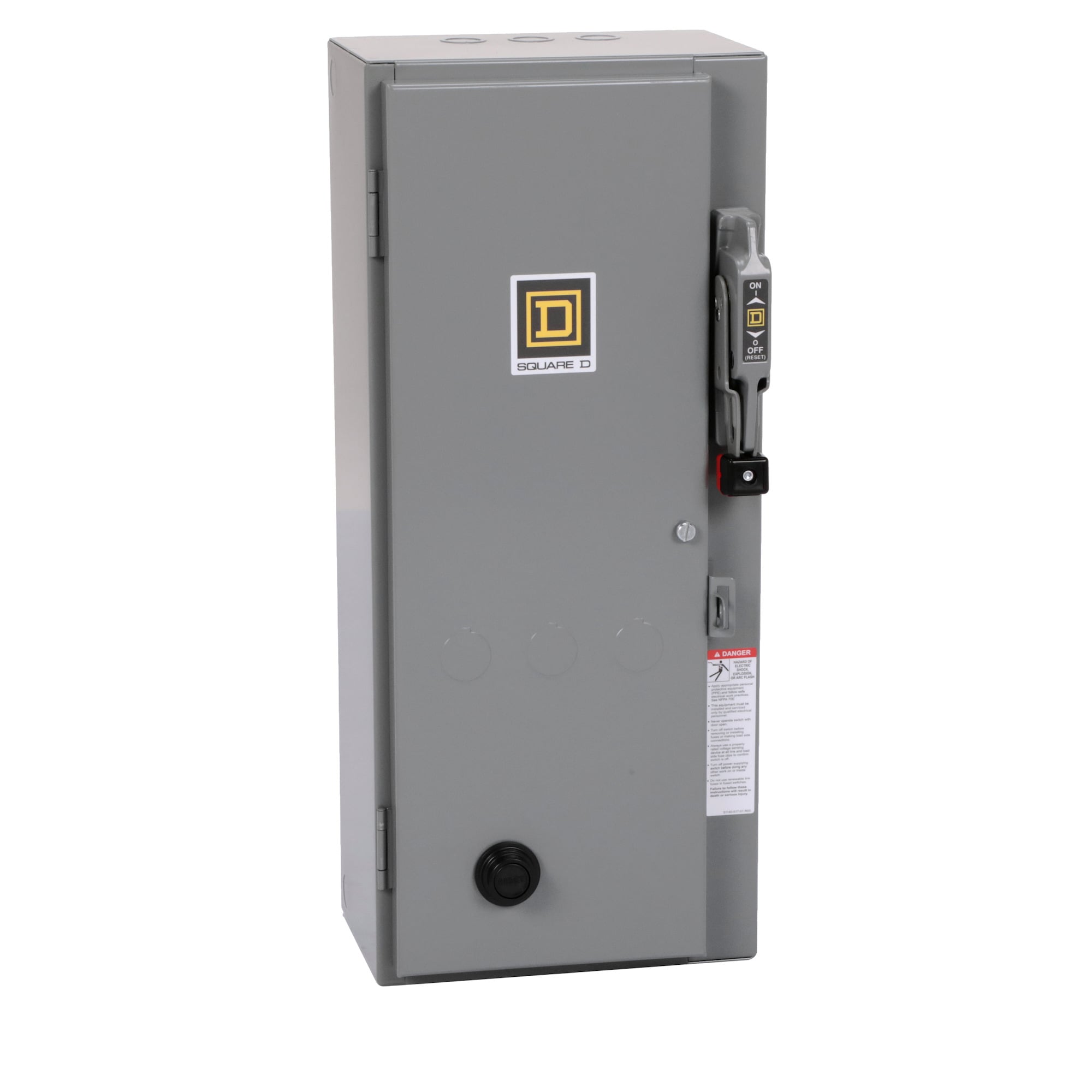 8538SBG32V02S Type S Combination Magnetic Starter, 110 VAC at 50 Hz, 120 VAC at 60 Hz V Coil, Non-Reversing Action, 3 Poles, NEMA 1 Enclosure