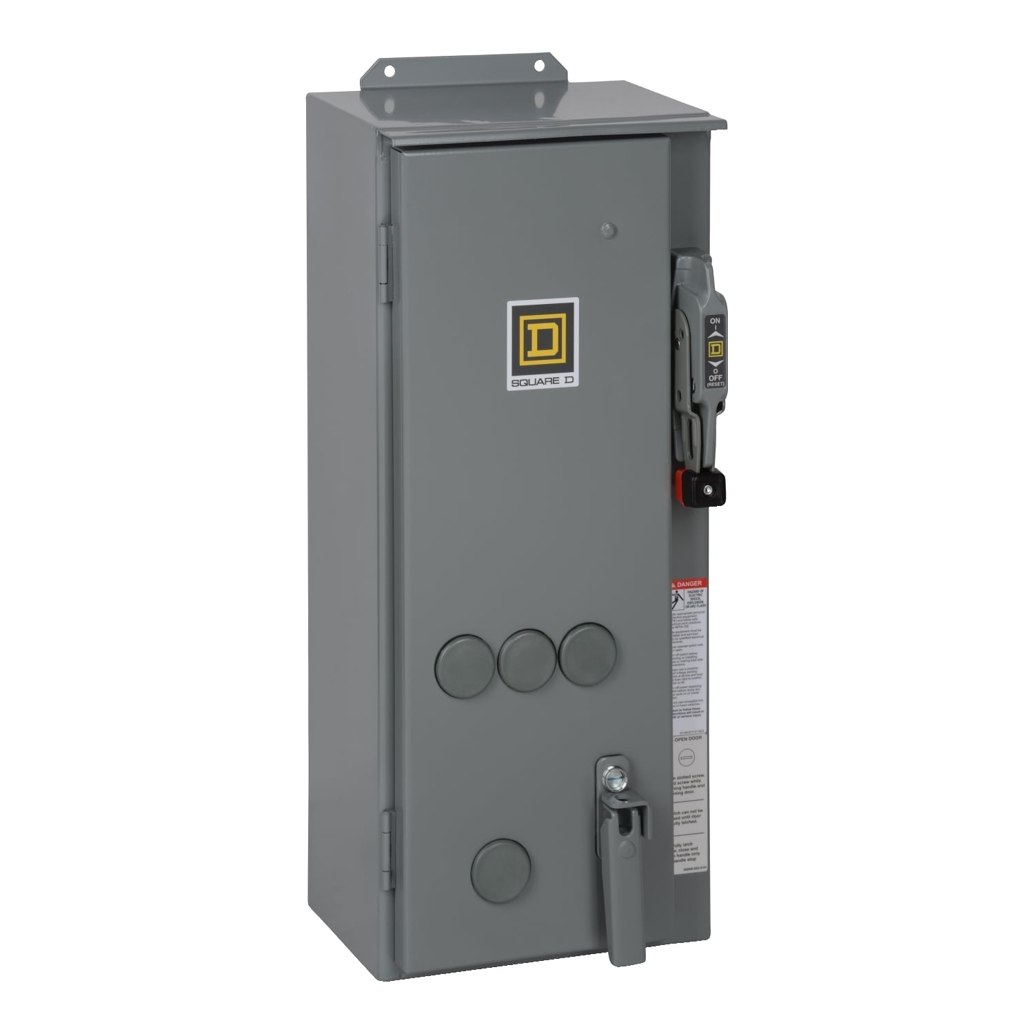 8538SCA44V81FF4T Type S Combination Magnetic Starter With Fusible Disconnect Switch, 480/120 VAC at 60 Hz V Coil, Non-Reversing Action, 3 Poles, NEMA 12 Enclosure