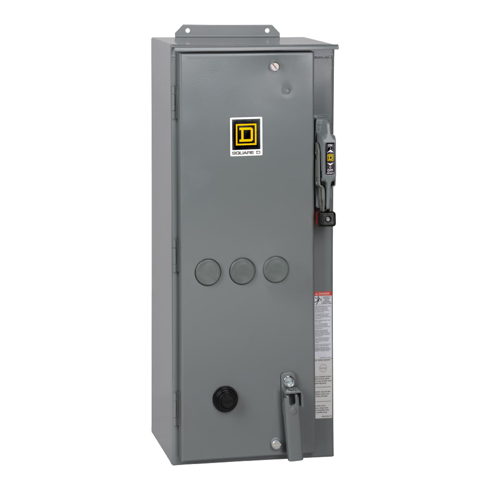 8538SDA14V06 Type S Combination Magnetic Starter With Fusible Disconnect Switch, 440 VAC at 50 Hz/480 VAC at 60 Hz V Coil, Non-Reversing Action, 3 Poles, NEMA 12 Enclosure