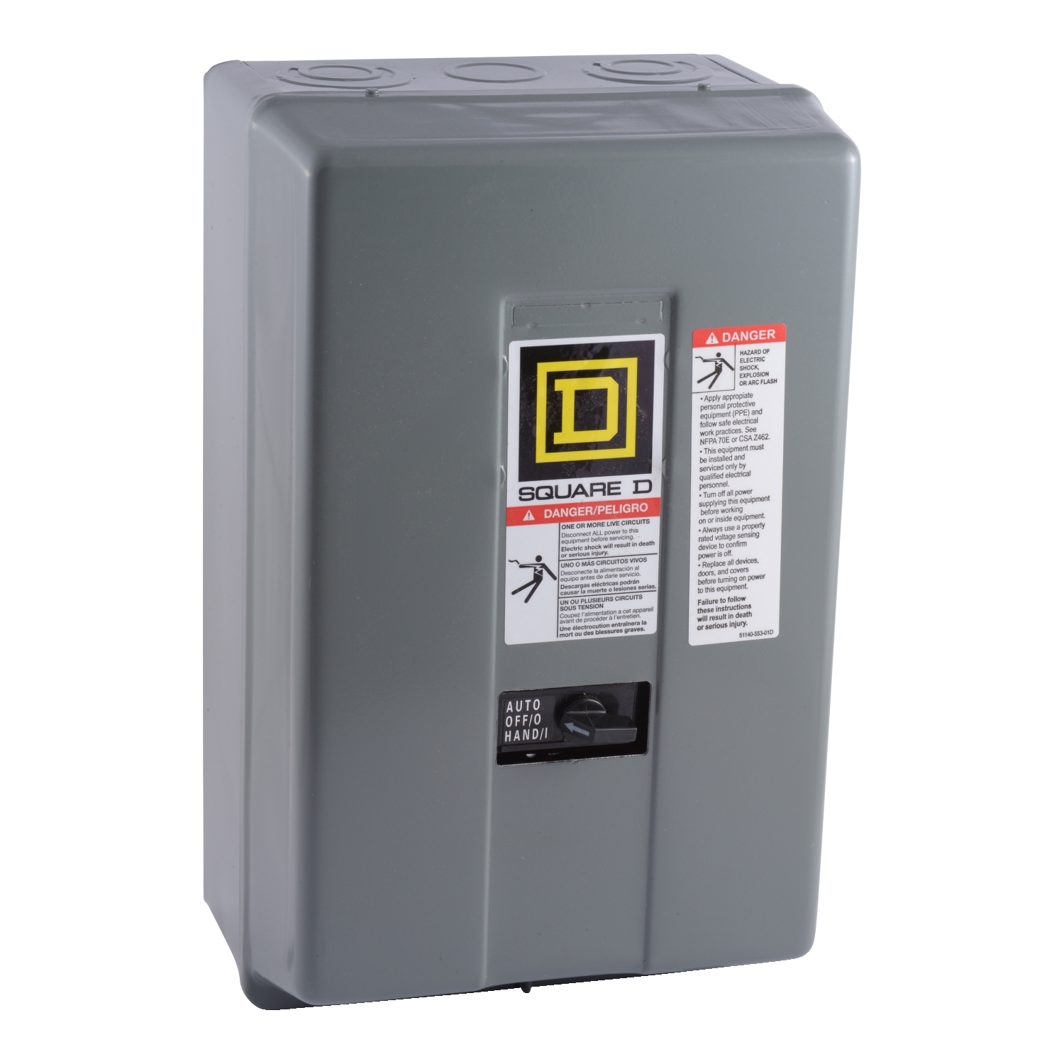 8903LG80V04C Electrically Held Multi-Pole Type L Lighting Contactor, 277 V AC V Coil, 8NO Contact, 8 Poles