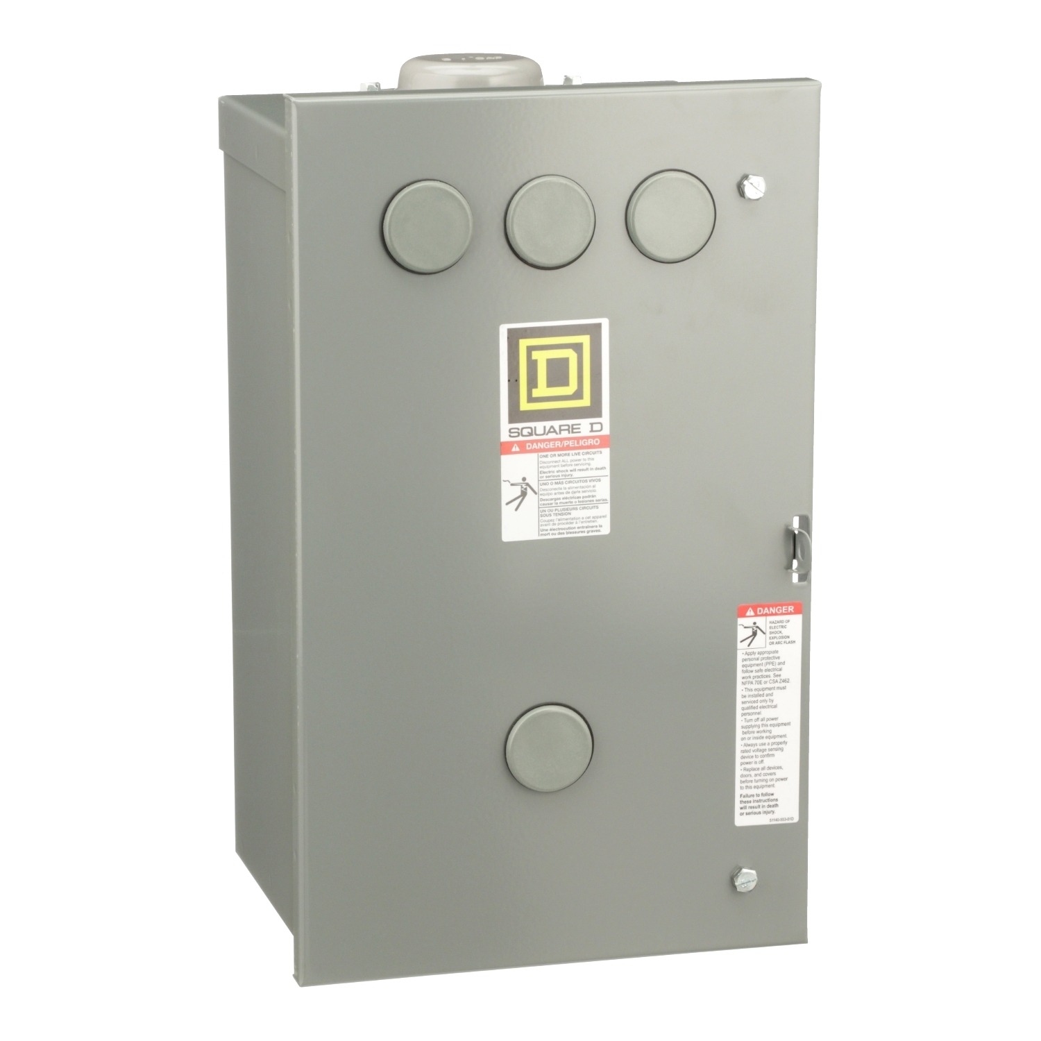 8903LH1200V02 Electrically Held Multi-Pole Type L Lighting Contactor, 110/120 V AC V Coil, 12NO Contact, 12 Poles