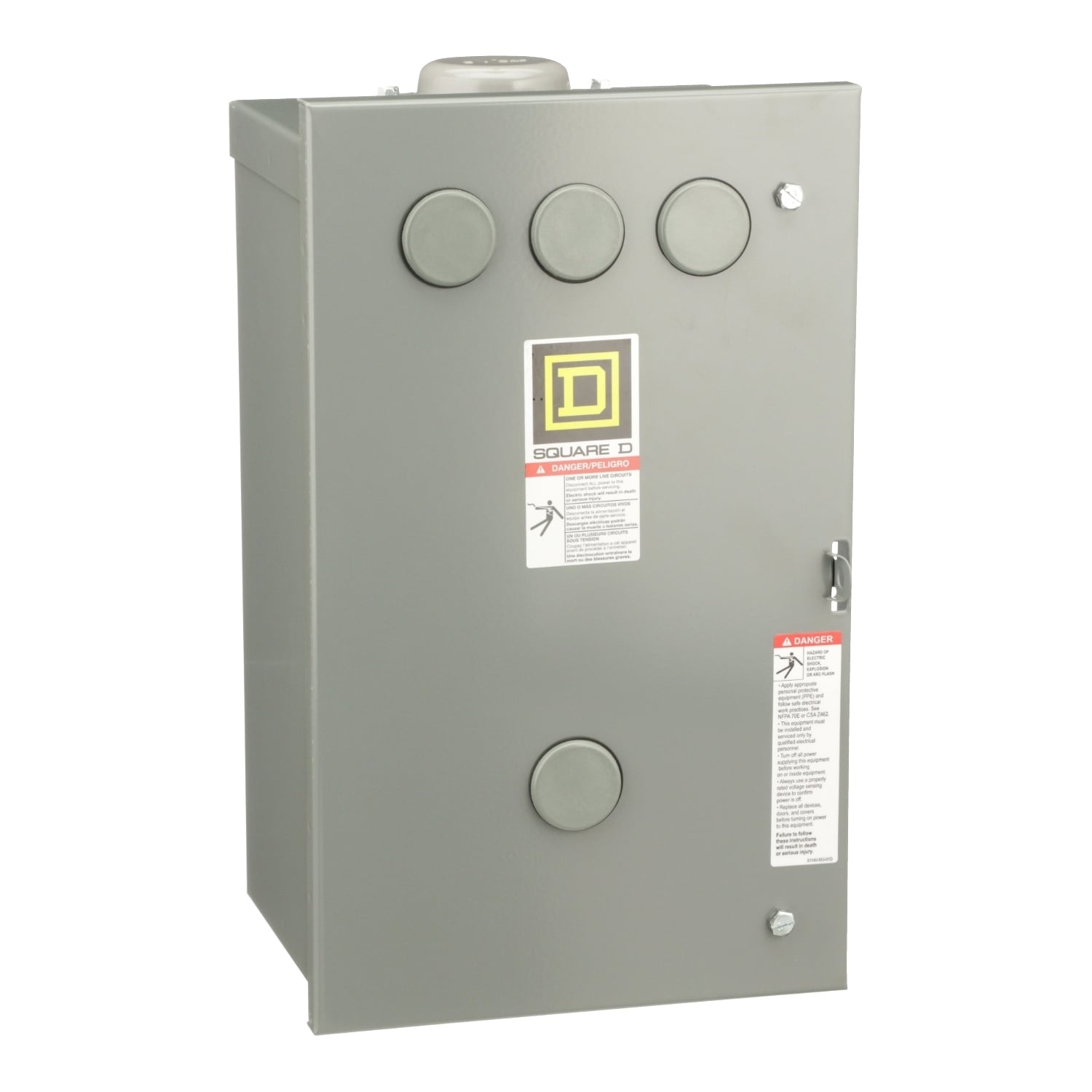 8903LH20V02 Electrically Held Type L Lighting Contactor, 110 V AC at 50 Hz to 120 V AC at 60 Hz V Coil, 2NO Contact, 2 Poles