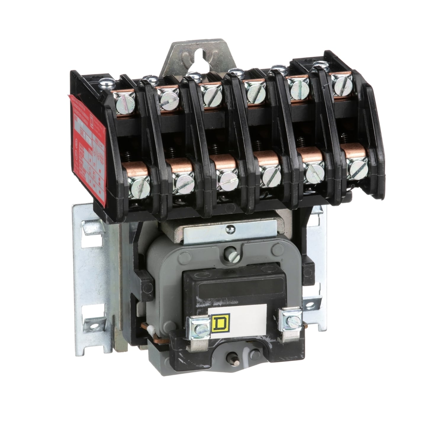 8903LO60V04 Type L Electrically Held Multi-Pole Lighting Contactor, 277 V AC V Coil, 30 A, 6NO Contact, 6 Poles