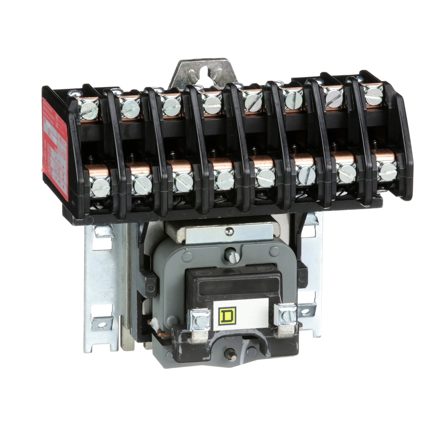 8903LO80V04 Type L Electrically Held Multi-Pole Lighting Contactor, 277 V AC V Coil, 30 A, 8NO Contact, 8 Poles