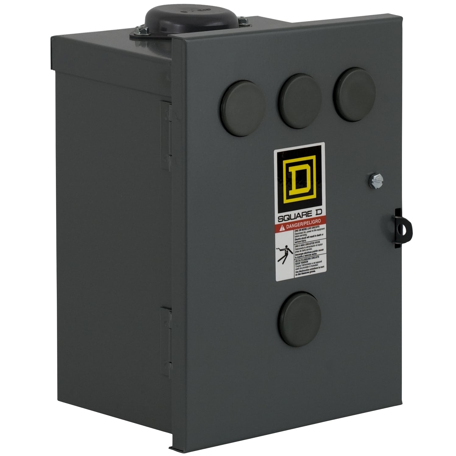 8903SMH1V02 Electrically Held Type S Lighting Contactor, 110 V AC at 50 Hz to 120 V AC at 60 Hz V Coil, 2 Poles