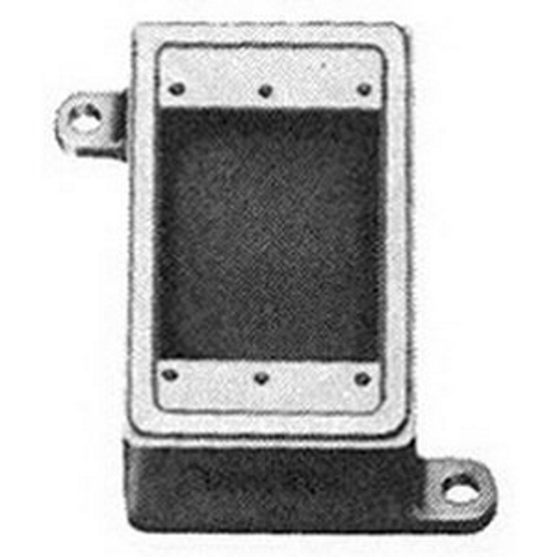 FD-1L Unilets Type FDH Deep Device Box With Internal Ground Screw, Malleable Iron, 26 cu-in Capacity, 1 Gangs, 4 Knockouts, 4.25 in H x 2.69 in W x 2.69 in D