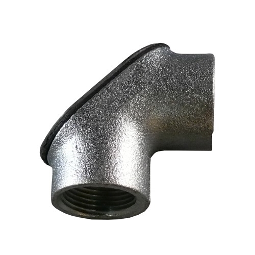 FFL-75 Female Gasketed Watertight Pulling Elbow, 3/4 in Trade, 90 deg, Malleable Iron, Triple-Coated