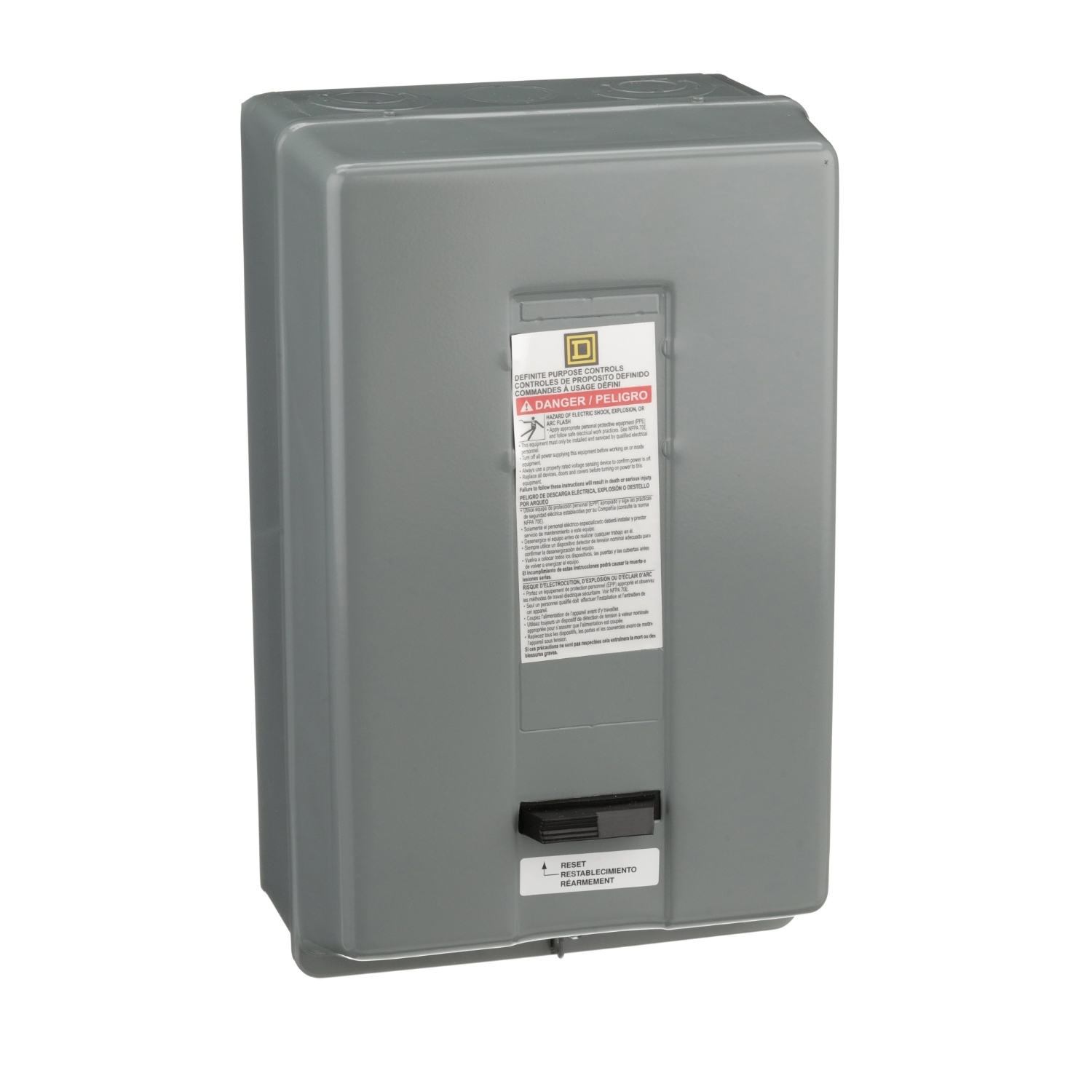 8911DPSG53V06 Type DPS Definite Purpose Starter, 440 V AC at 50 Hz/480 V AC at 60 Hz Coil, 3 Poles, NEMA 1