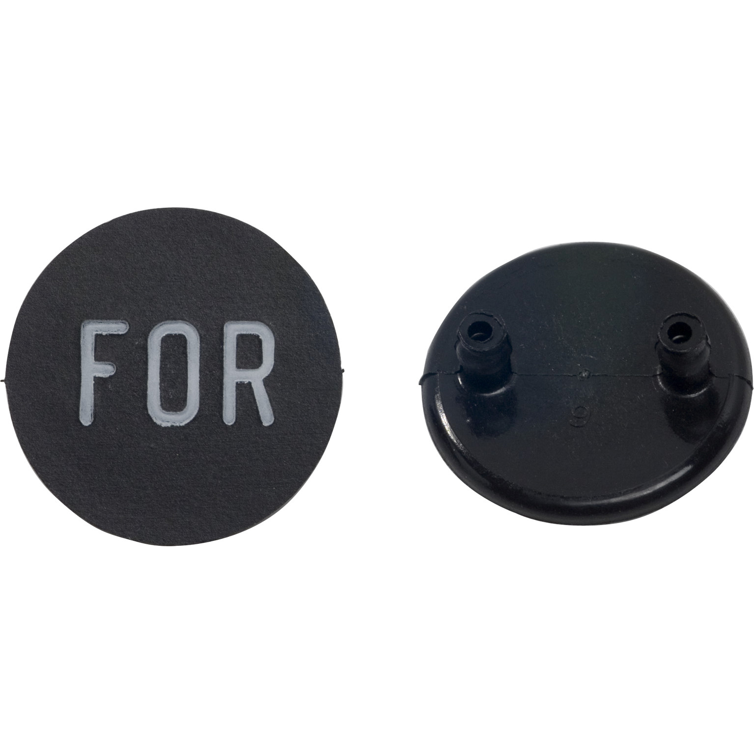 9001B255 Harmony Legend Plate, For Use With Class 9001 Type B 30 mm Dia Pushbutton Control Station, 30 mm, FORWARD Legend, Black