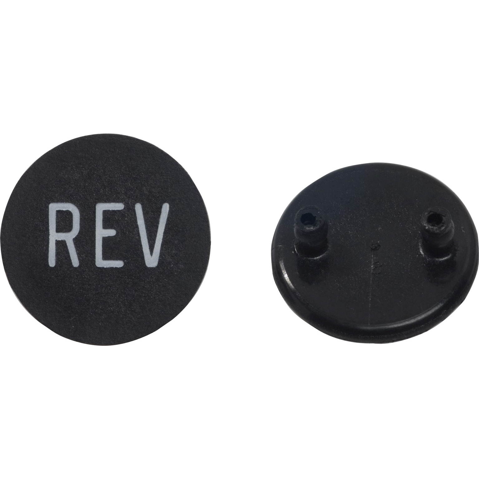 9001B256 Harmony Legend Plate, For Use With Class 9001 Type B 30 mm Dia Pushbutton Control Station, 30 mm, REVERSE Legend, Black