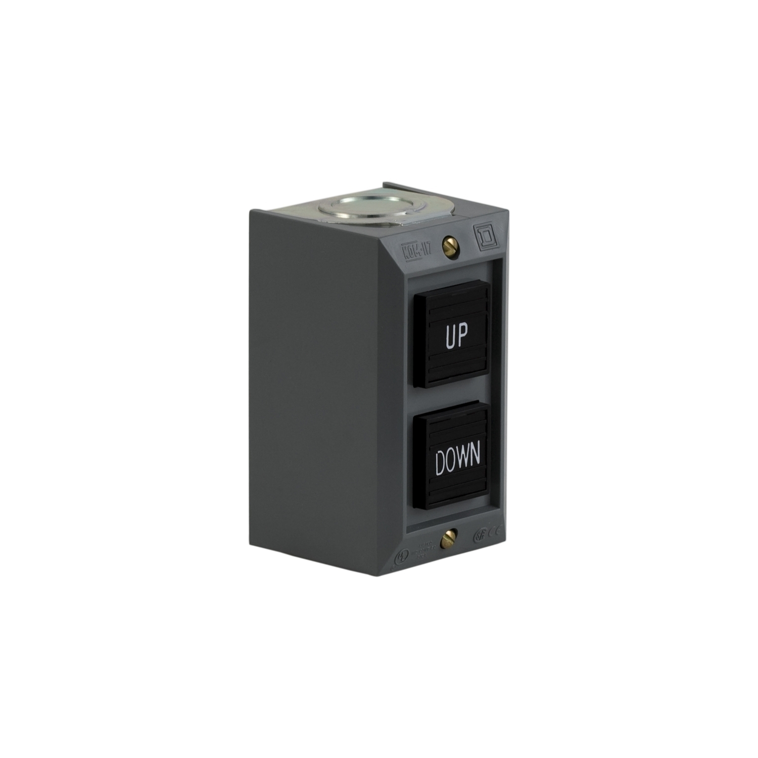 9001BG208 Harmony Complete Type BG Control Station, 600 V AC, 5 A, 2NO Contact, 2 Operators, NEMA 1 NEMA Rating