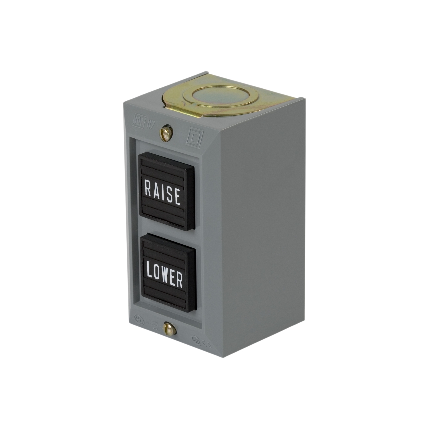 9001BG209 Harmony Type BG Control Station, 600 V AC, 5 A, 2NO Contact, 2 Operators, NEMA 1 NEMA Rating
