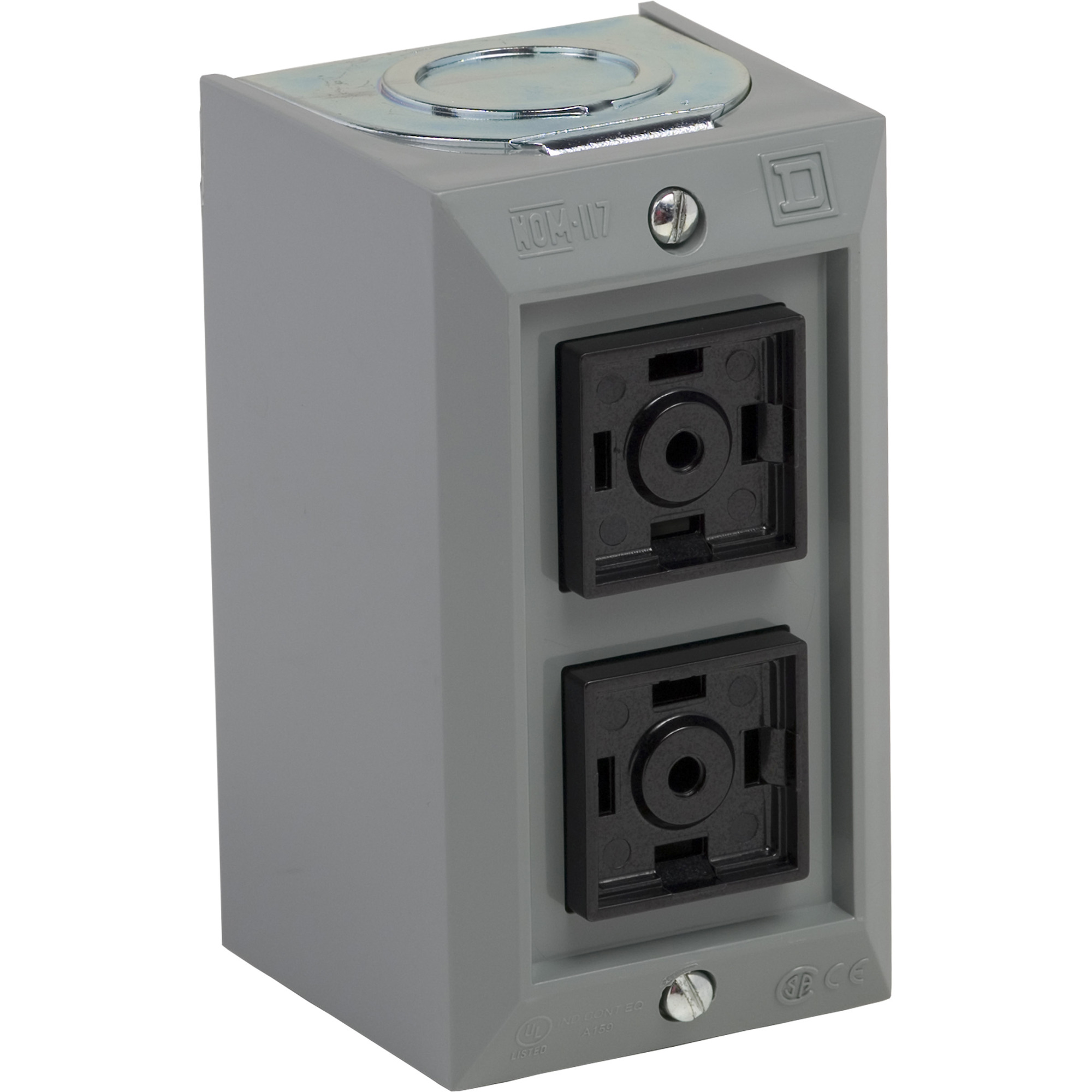 9001BG214 Harmony Complete Control Station, 600 V AC, 5 A, 2NO-2NC Contact, 2 Operators, NEMA 1 NEMA Rating