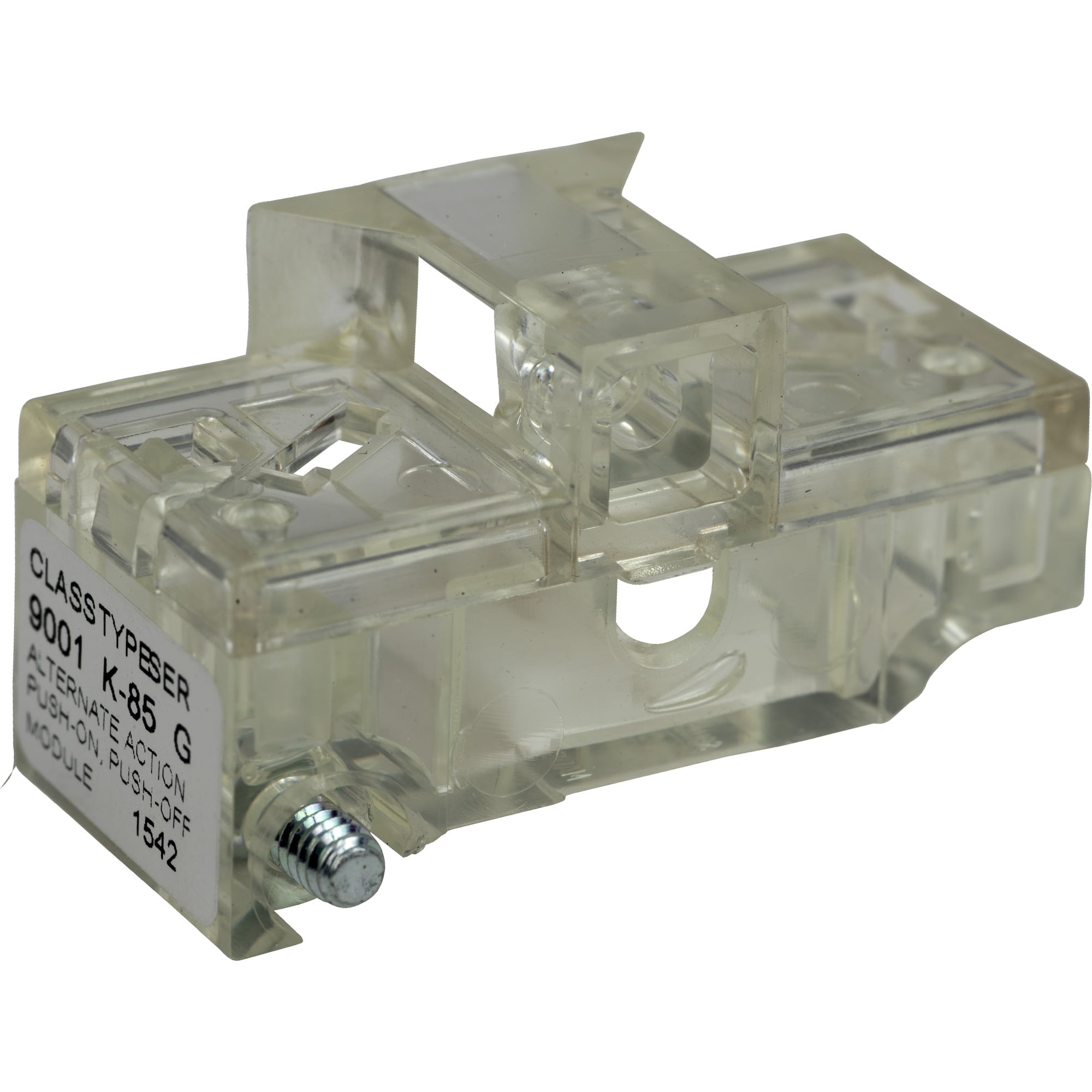 9001K85 Harmony Push-On/Off Latching Module, For Use With Class 9001 Round Type K/KX/SK/T Momentary Pushbutton, 30 mm Round, -25 to 70 deg C Operating Temperature, NEMA 3/4/4X/12/13 Enclosure, Panel Mount, Yellow