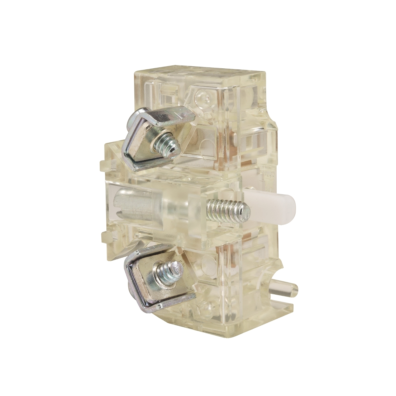 9001KA2G Harmony Style G Push Button Contact Block, 30 mm, 1NO Contact, 10 A, 600 V AC Contact, Silver Alloy Contact