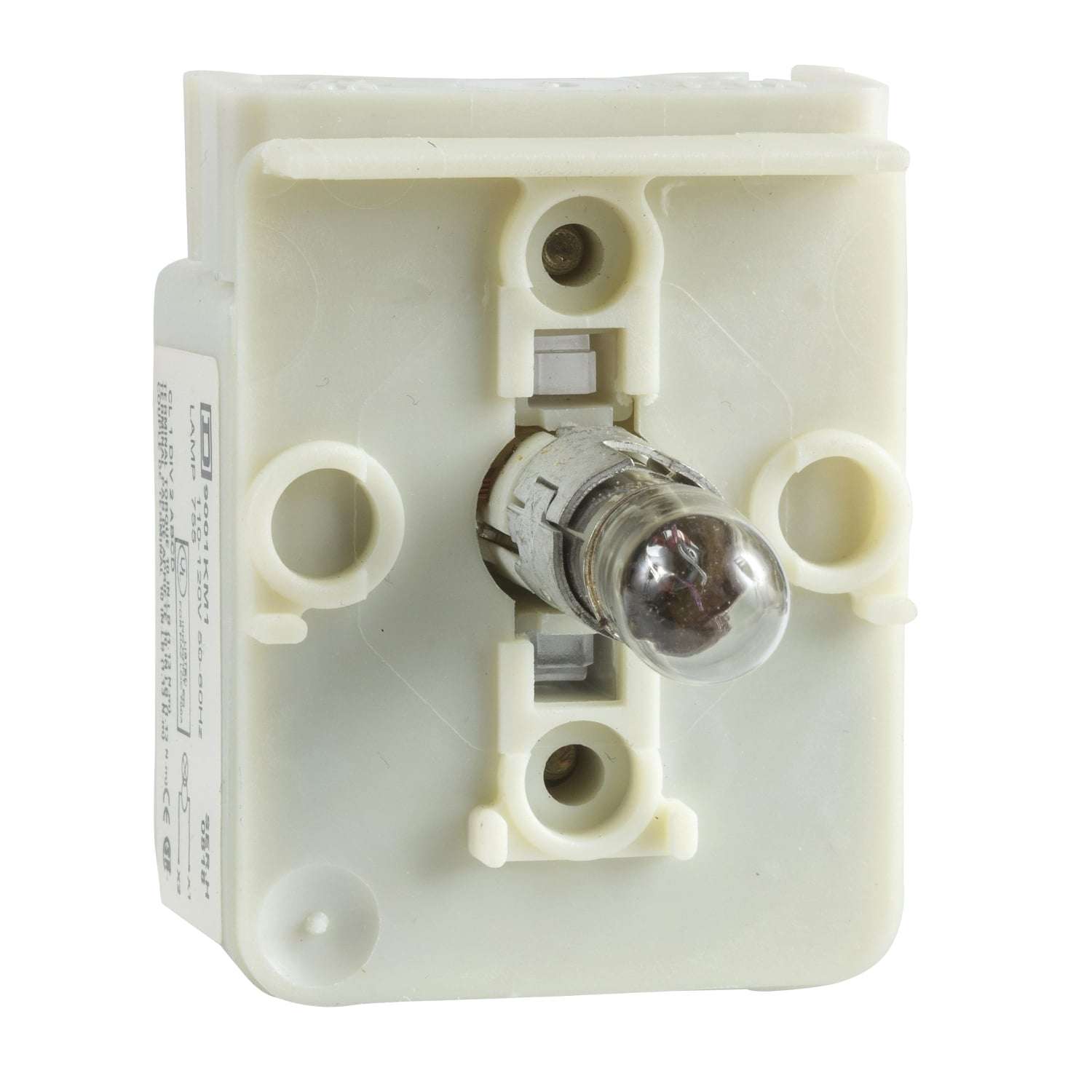 9001KM5 9001K Transformer Style Light Block, 30 mm Dia, Incandescent Lamp, 380/480 V AC, Screw Terminal, Clear