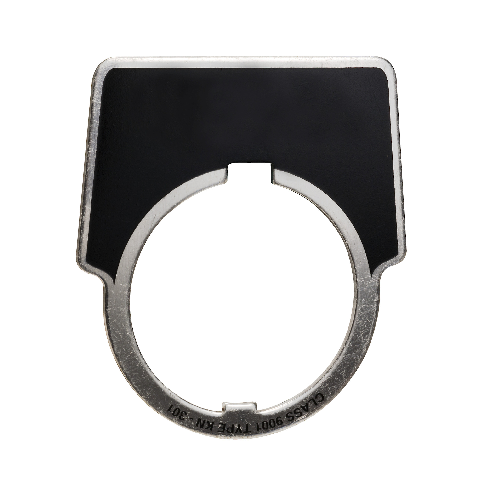 9001KN400 Harmony Blank Legend Plate, 50 mm H x 44 mm W, Aluminum