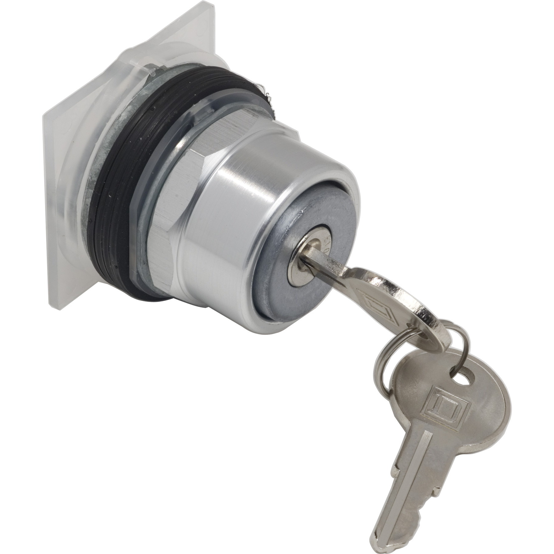 9001KR133 Harmony Type K Dusttight/Oiltight/Watertight Heavy Duty Round Unmarked Non-Illuminated Pushbutton Operator With Metal Full Guard, 30 mm, 3 Positions