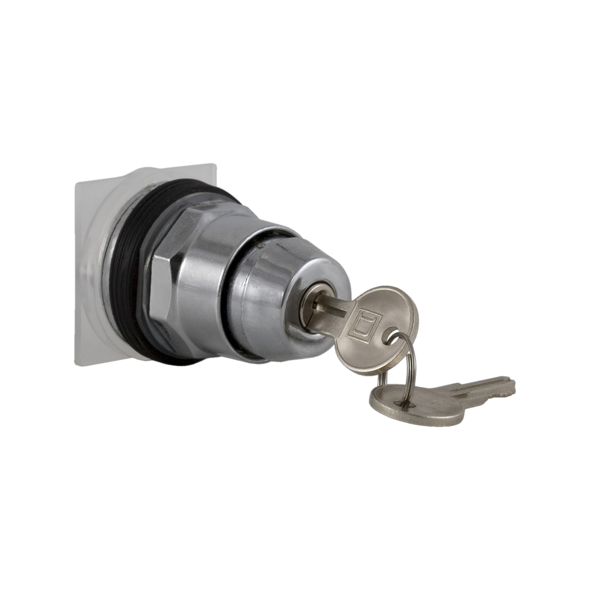 9001KS25K2 Harmony Type K Round Non-Illuminated Selector Switch Operator, 30 mm, Keyed Operator, 2 Positions, Black