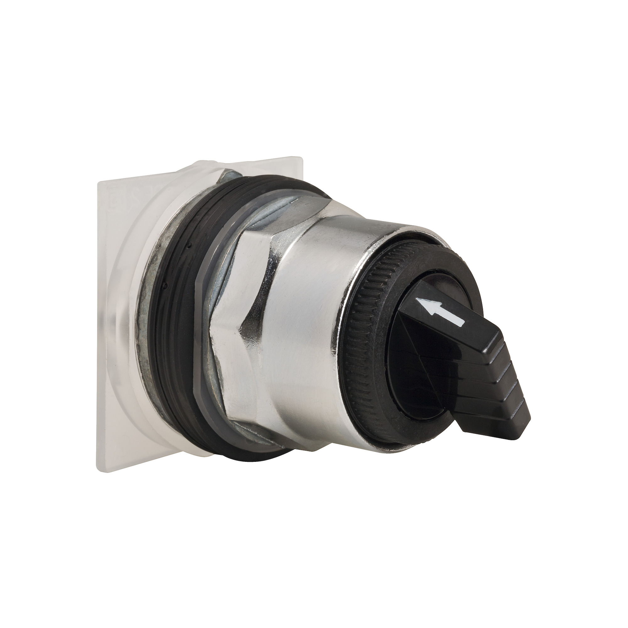 9001KS34BH13 Harmony Type T-K Heavy Duty Non-Illuminated Selector Switch, 30 mm, 1NO-1NC Contact, Slow Break Contact, Knob Operator, Black