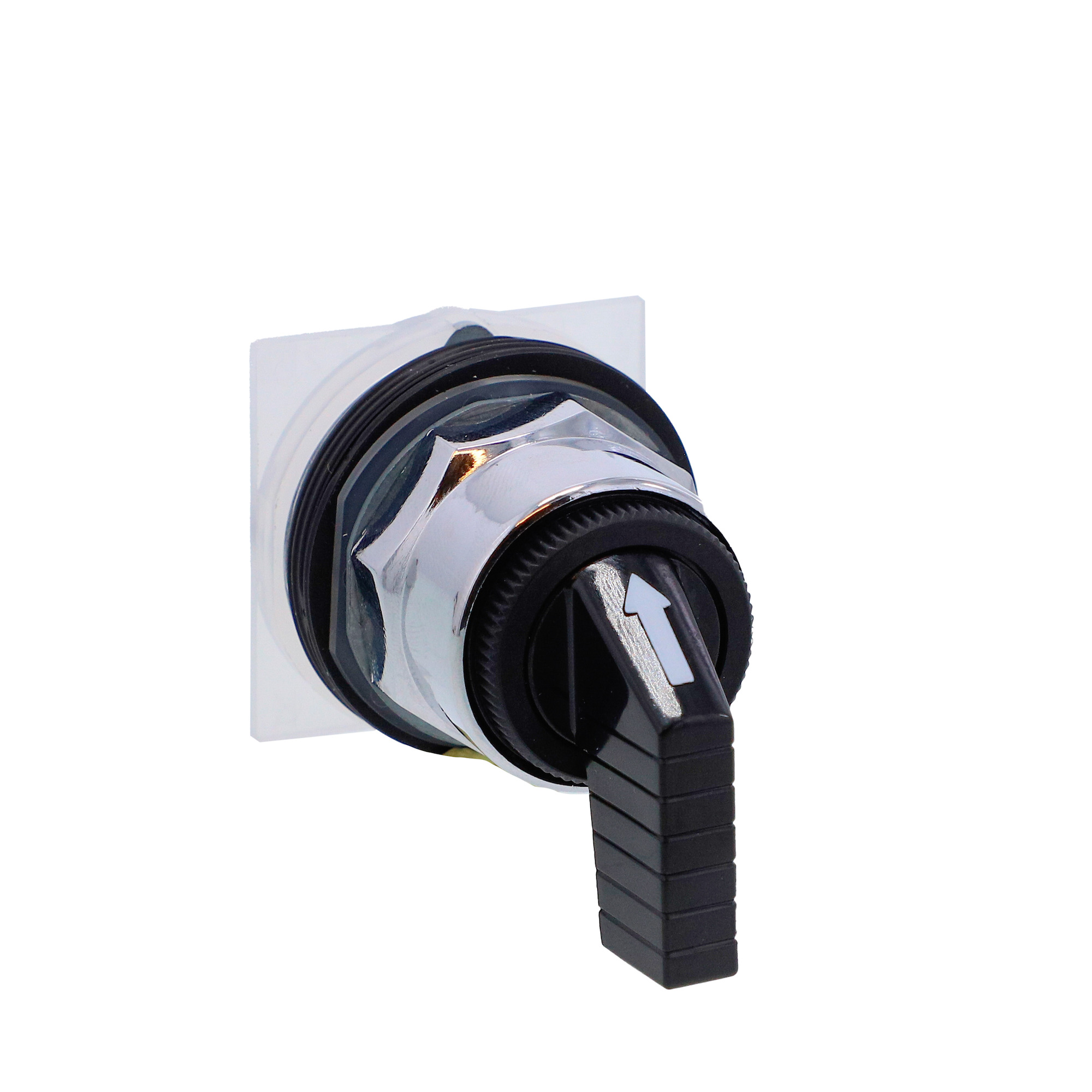 9001KS42FB Harmony Type T-K Dusttight/Oiltight/Watertight Heavy Duty Non-Illuminated Waterproof Weatherproof Selector Switch Operator, 30 mm, Knob Operator, 3 Positions, Black