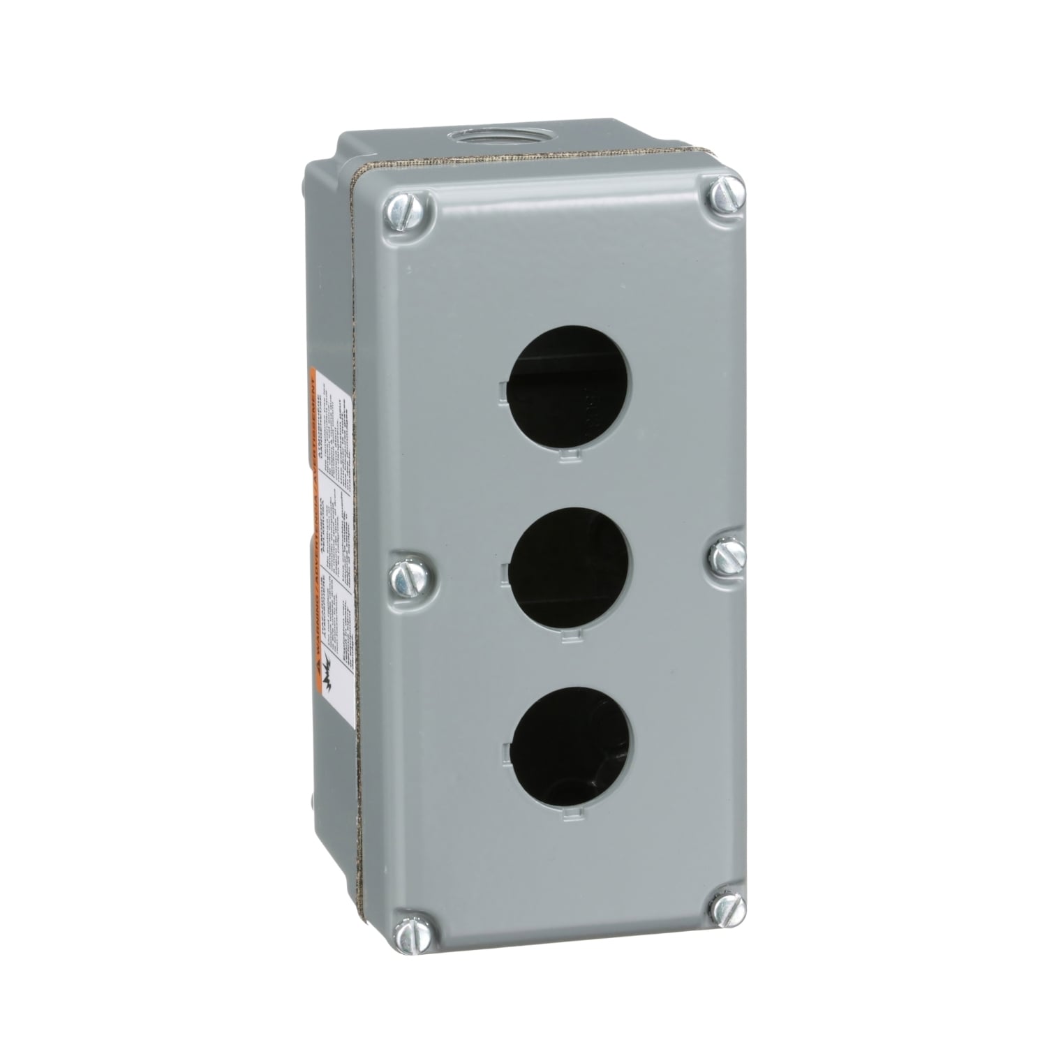 9001KY3 Harmony Dusttight Oiltight Watertight Control Station Enclosure, 7 in L x 3.62 in W x 3.53 in D, 3 Outlets, NEMA 1/3/4/6/12/13 NEMA Rating, Aluminum