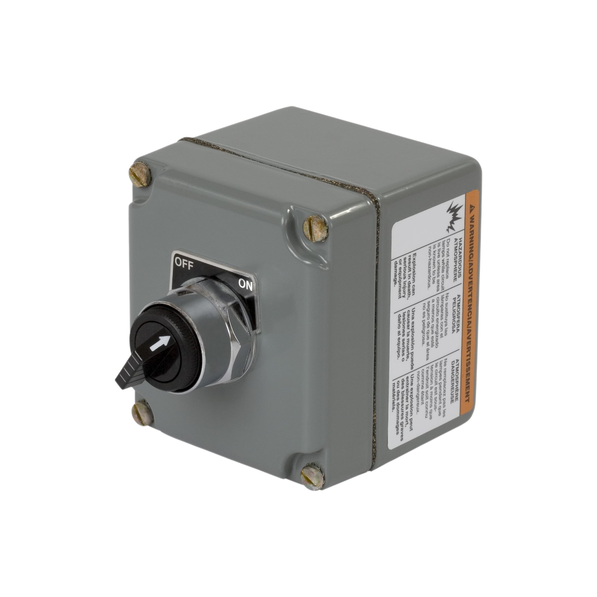 9001KYK110 Type KY Control Station, 300 V AC, 10 A, 1NO-1NC Contact, NEMA 3/4/13 NEMA Rating