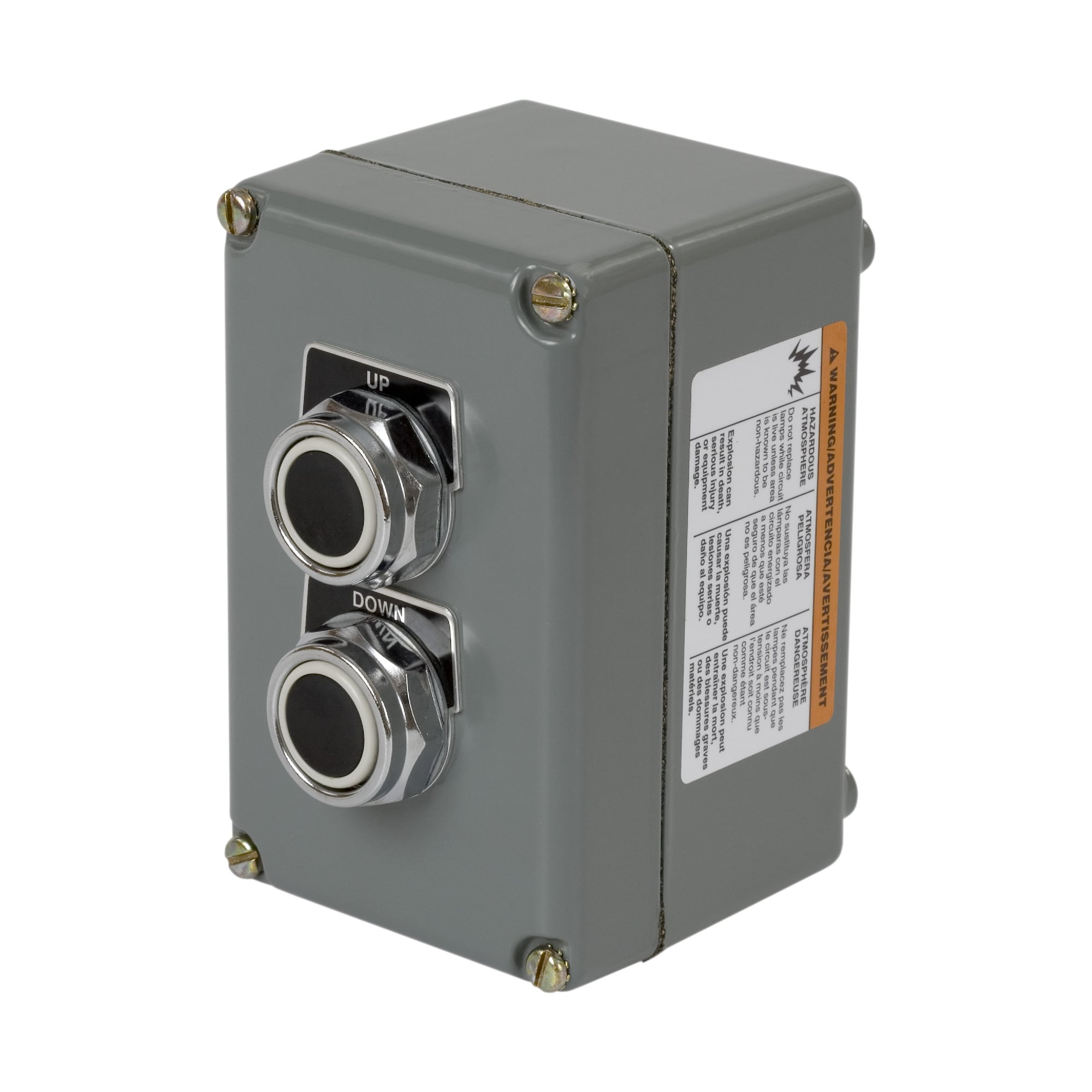 9001KYK25 Type KY Control Station, 300 V AC, 10 A, 1NO-1NC Contact, NEMA 3/4/13 NEMA Rating